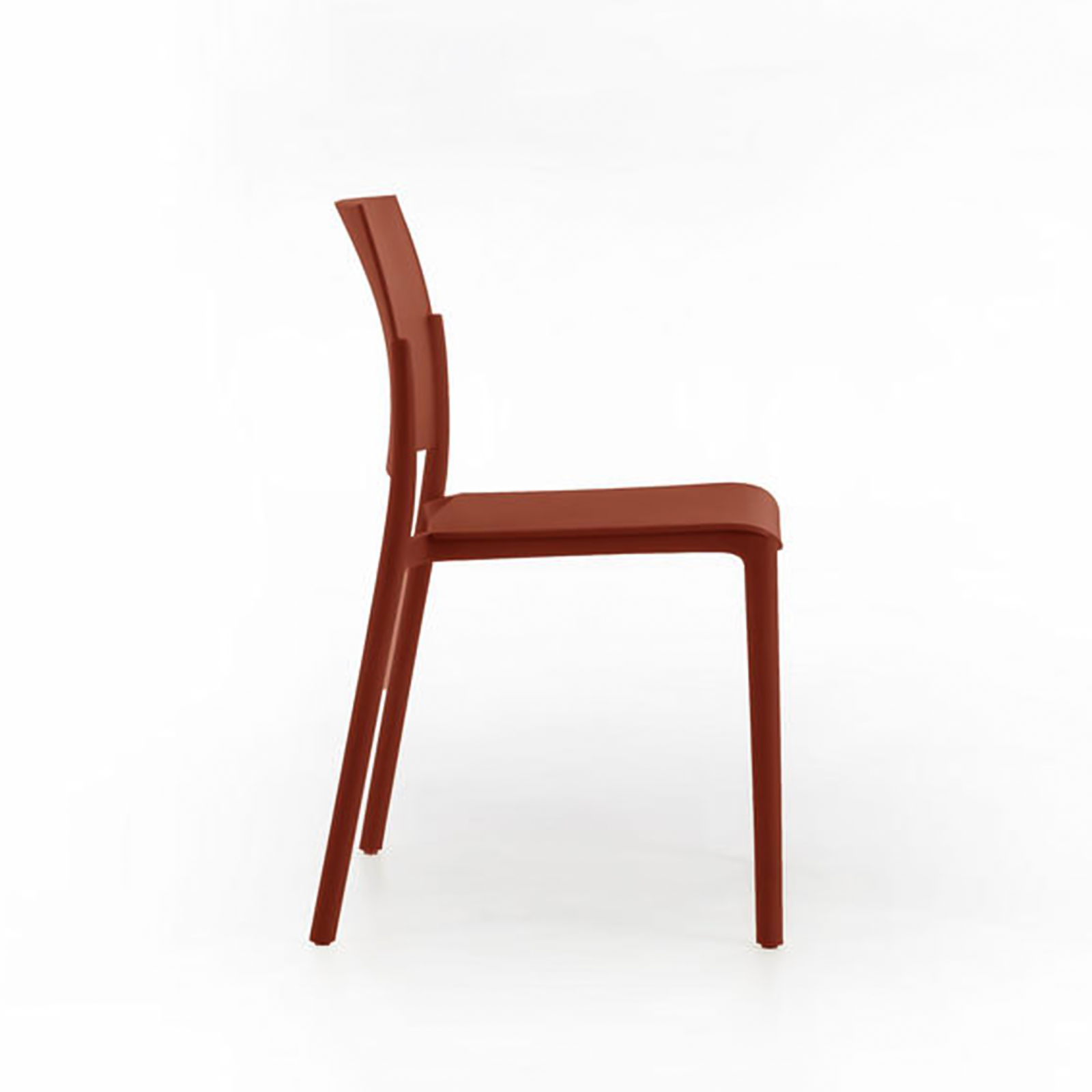 Set of modern "Sabrina" stackable polypropylene living room chairs, 52.5x55 cm, 81h