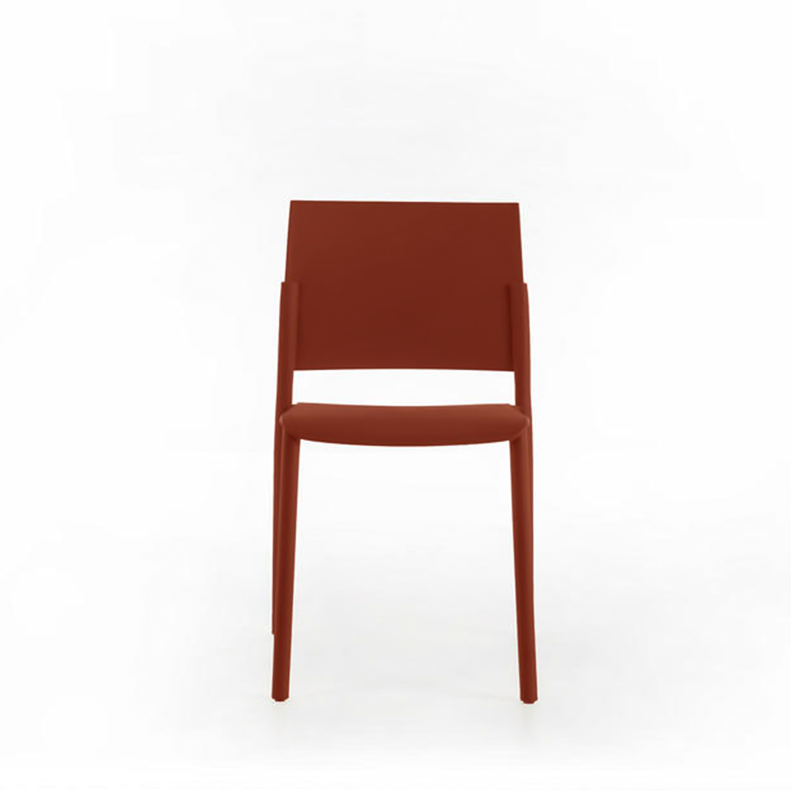 Set of modern "Sabrina" stackable polypropylene living room chairs, 52.5x55 cm, 81h