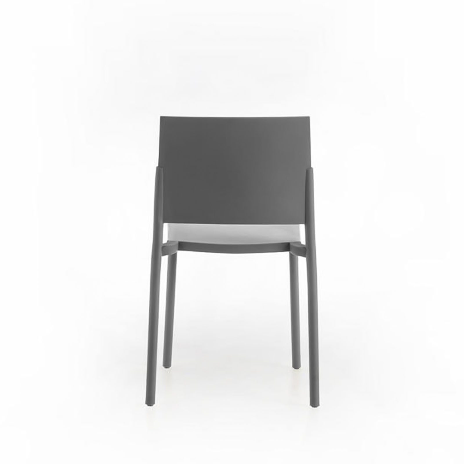 Set of modern "Sabrina" stackable polypropylene living room chairs, 52.5x55 cm, 81h