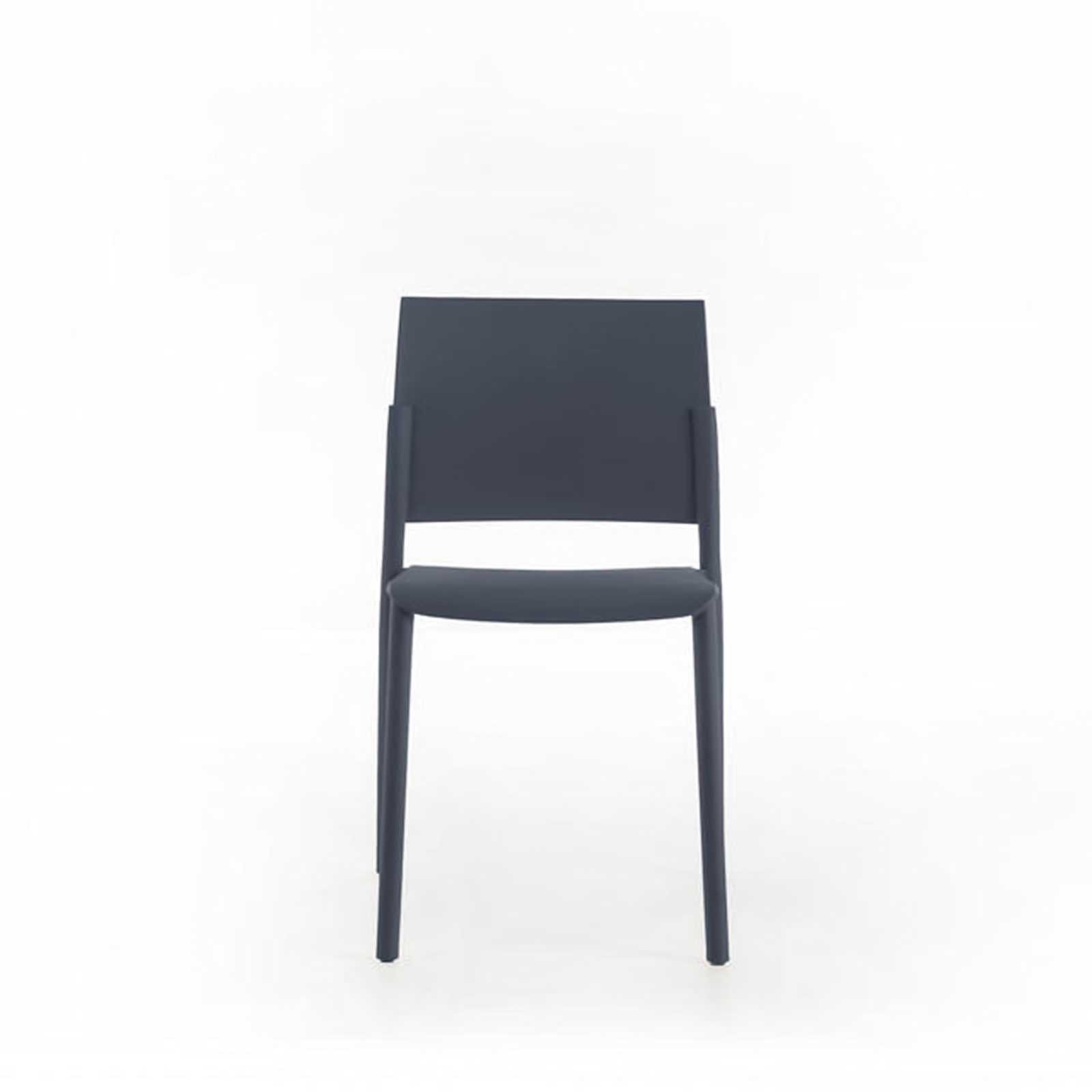 Set of modern "Sabrina" stackable polypropylene living room chairs, 52.5x55 cm, 81h
