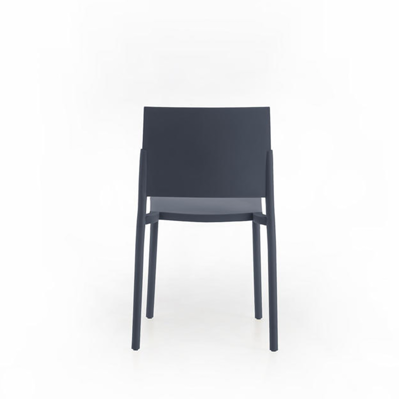 Set of modern "Sabrina" stackable polypropylene living room chairs, 52.5x55 cm, 81h