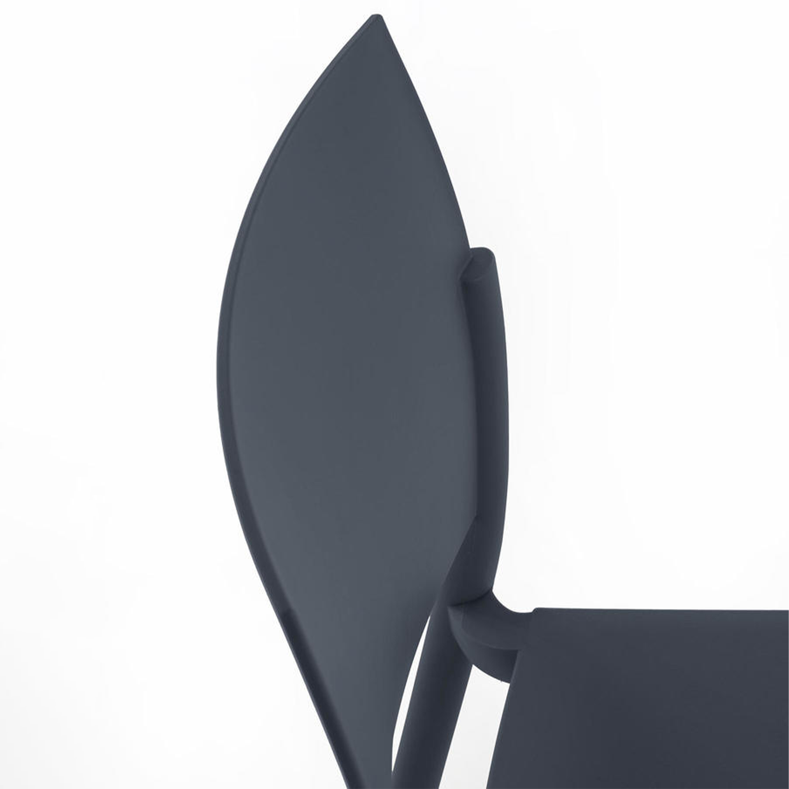 Set of modern "Sabrina" stackable polypropylene living room chairs, 52.5x55 cm, 81h