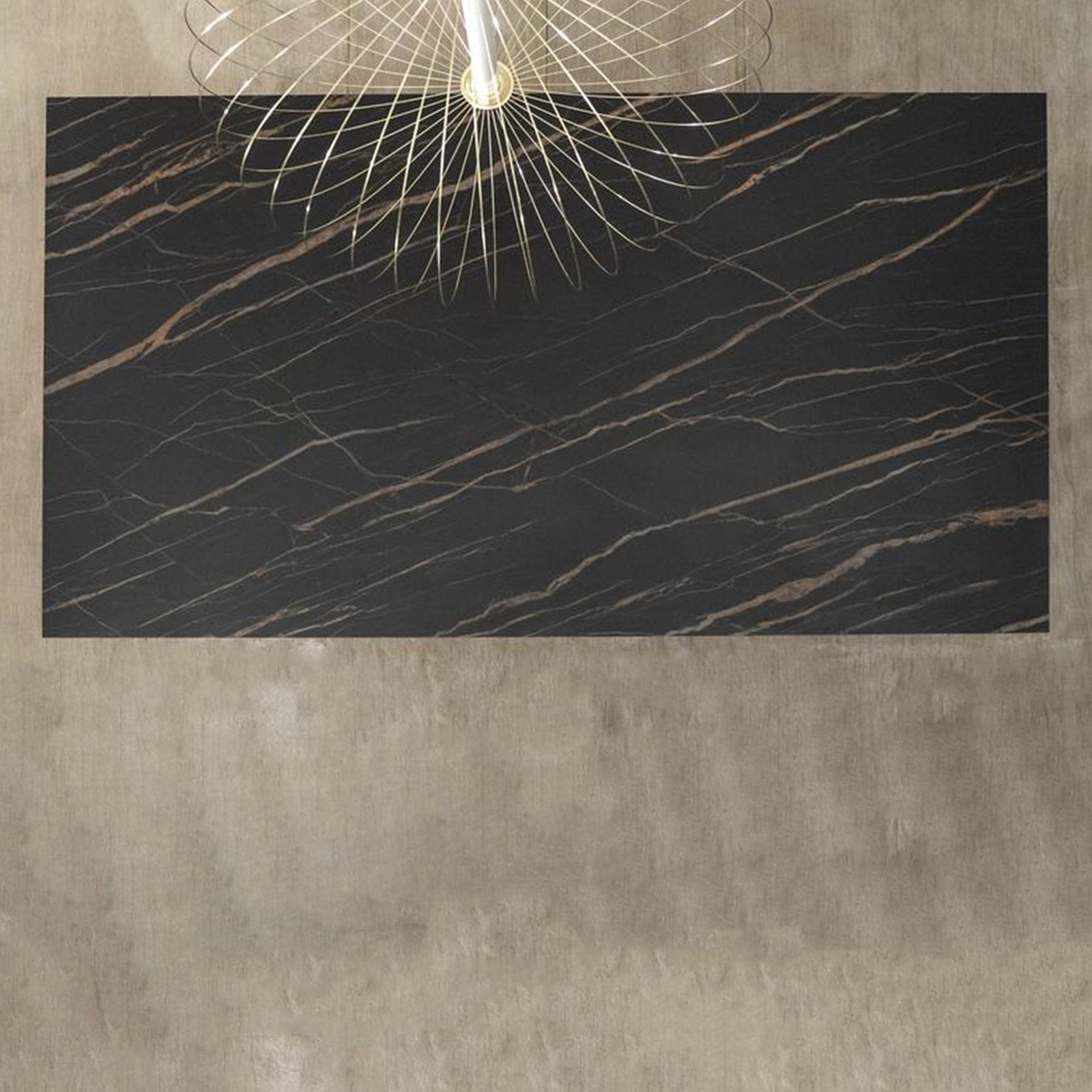 Extendable table "Daniel" tempered glass top cm 160/240x90 76h