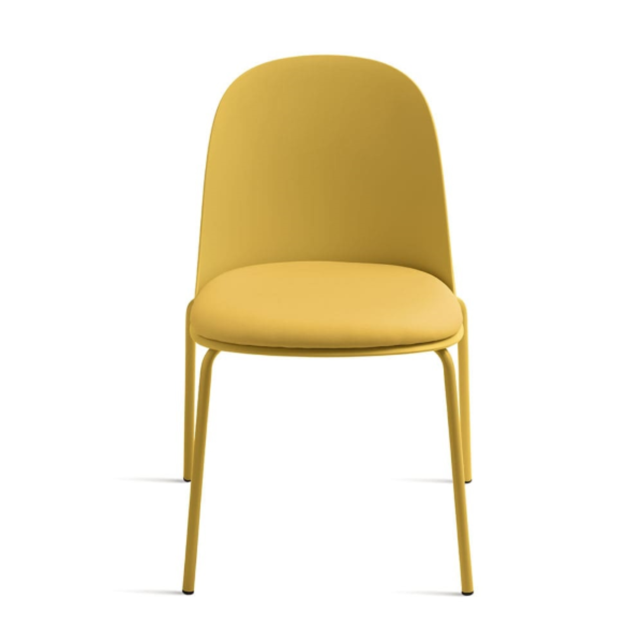Set of modern "Marvin" upholstered chairs in polypropylene, 50x52 cm, h80 cm