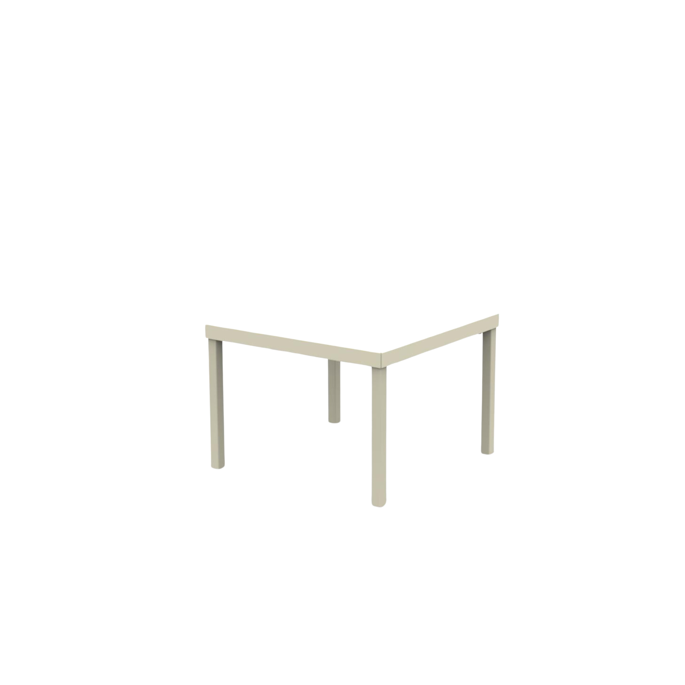 "Alice3" stackable square metal garden table, 40x40 cm, 38.5 cm high