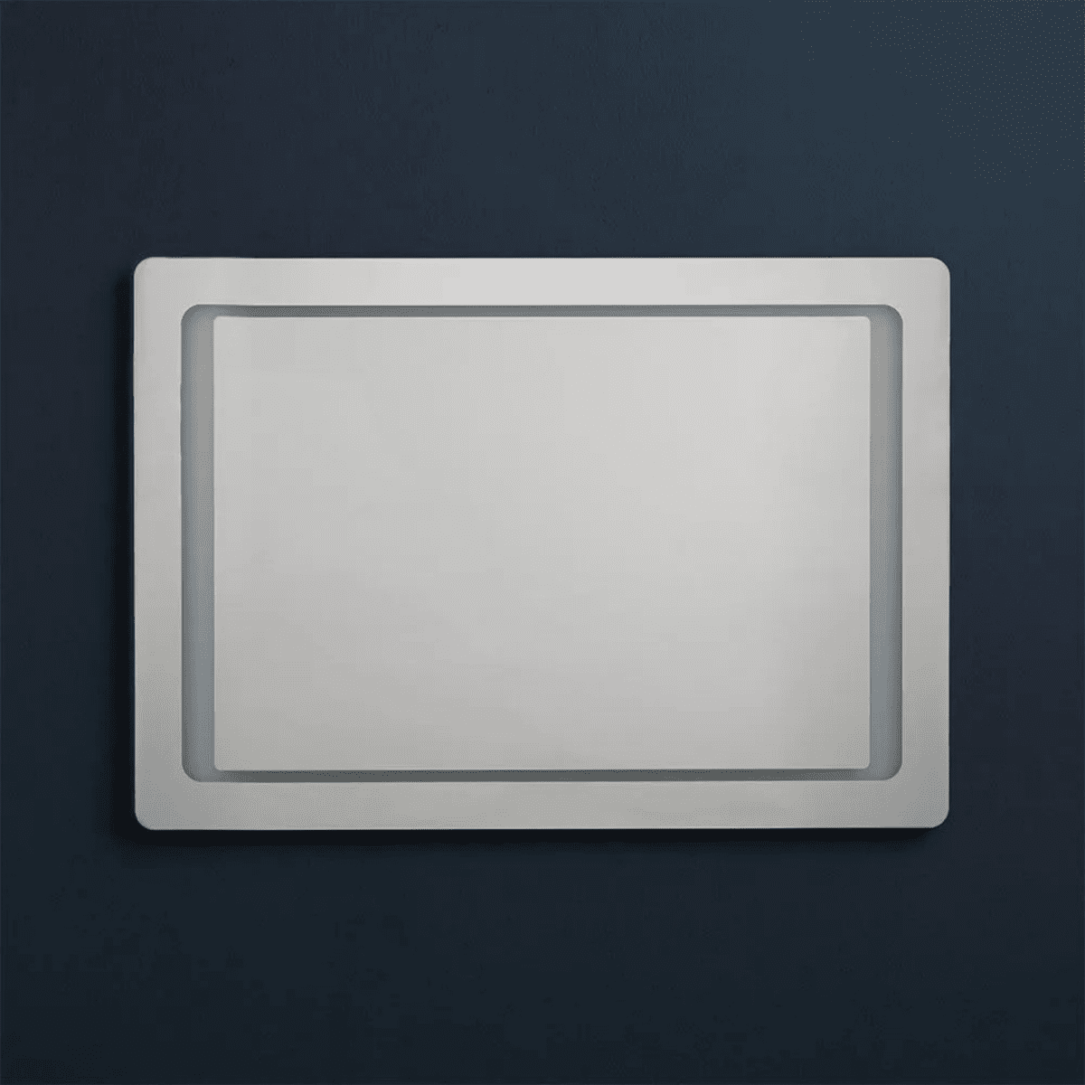 Specchio con cornice a led "Portland" rettangolare reversibile - MondoViro