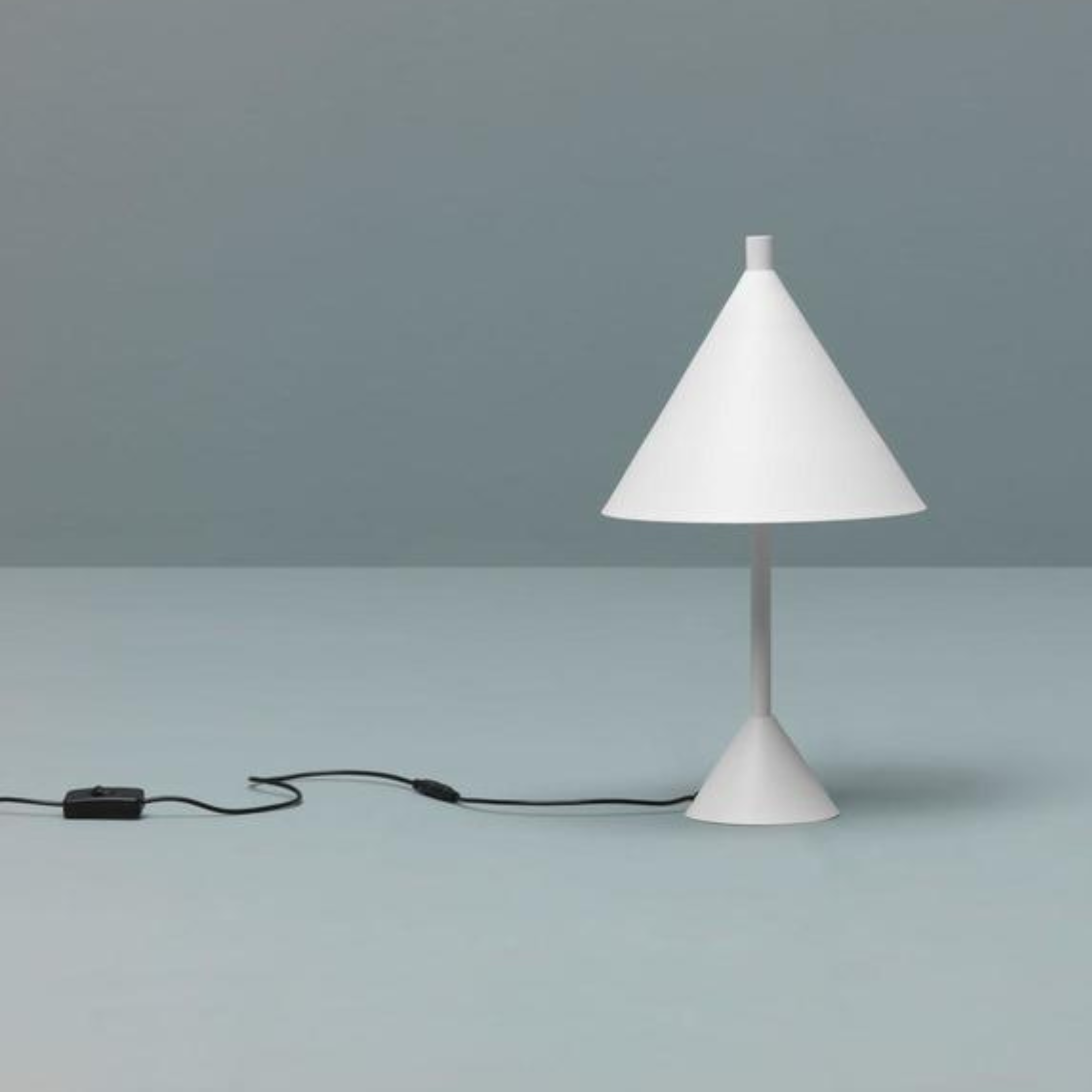 "Kobi" LED floor and table lamp with metal shade