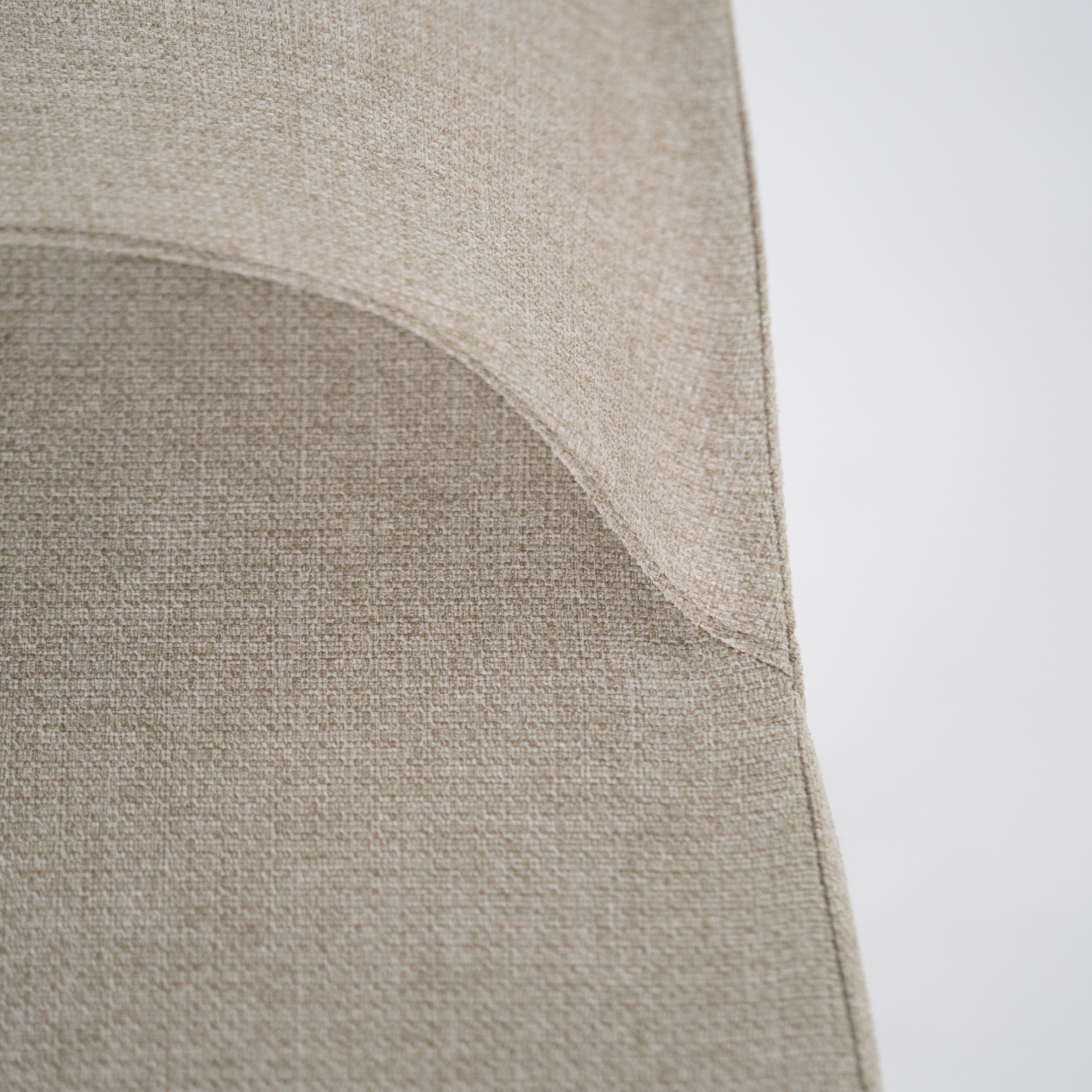 Set of modern "Giglio" fabric chairs with painted metal legs, 46x55 cm, 85 cm high