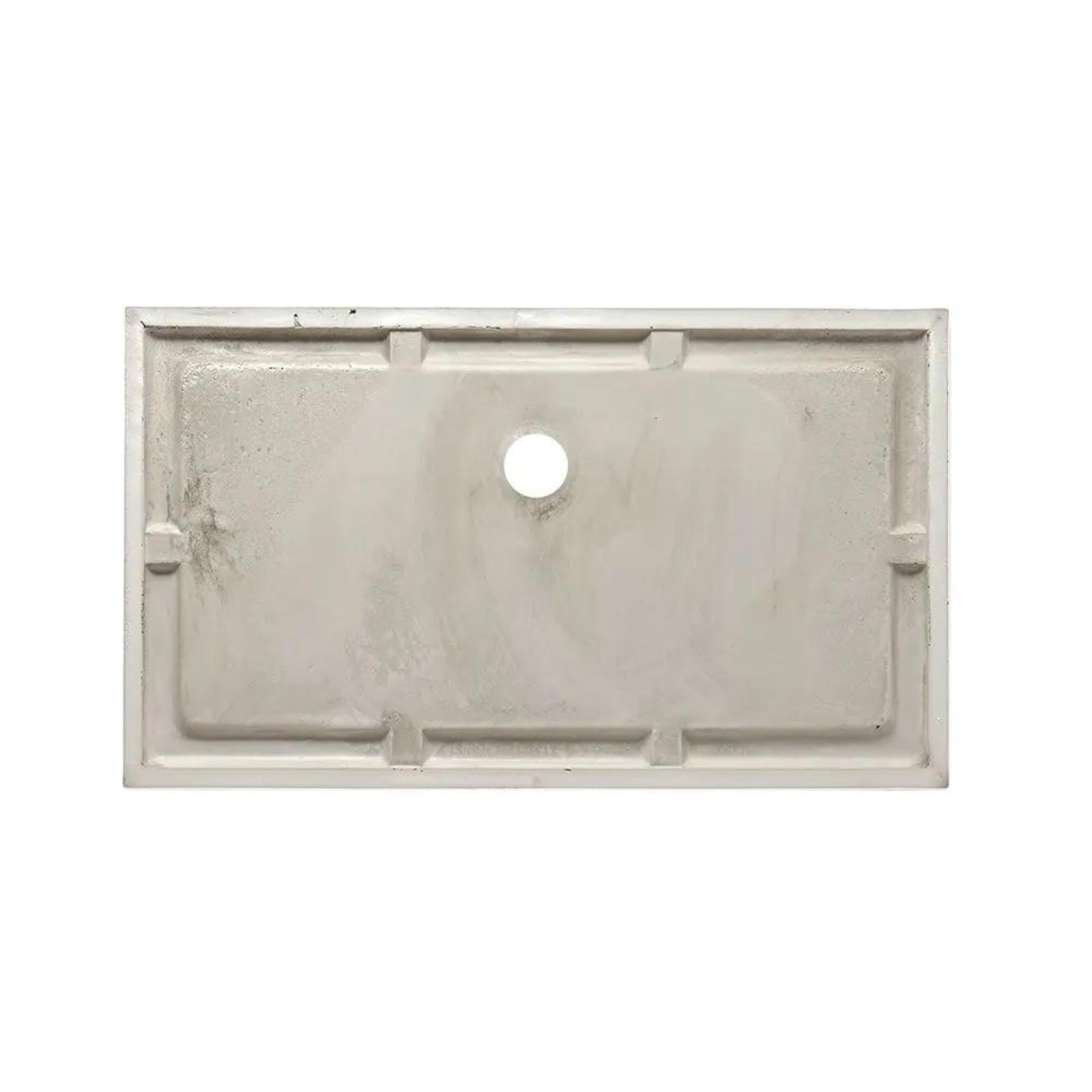 "Denver" rectangular shower tray in thin, non-slip ceramic