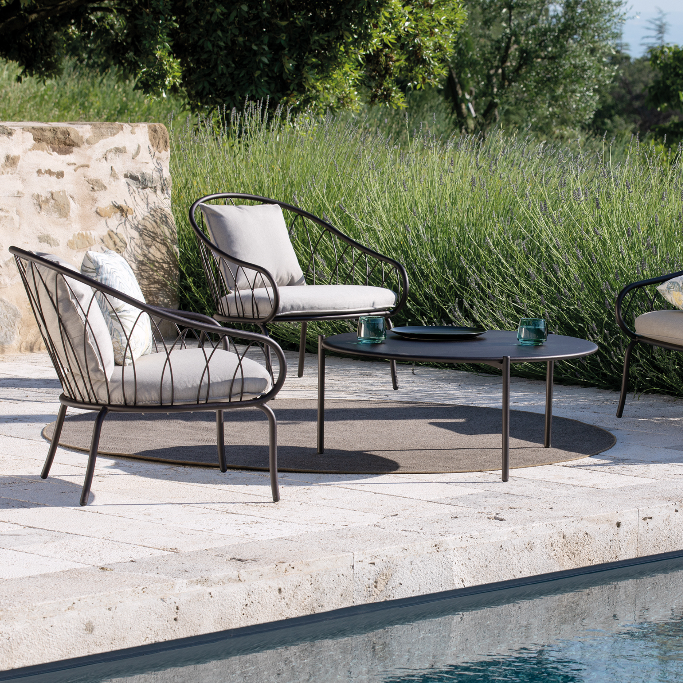 "TapCam" polyester fibre garden rug, maxi doormat