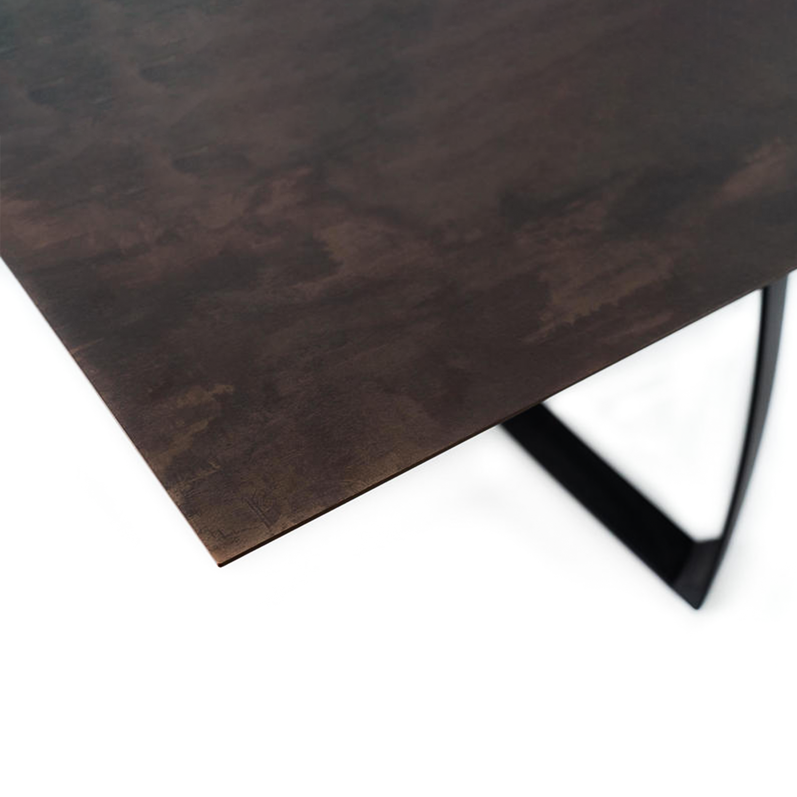 Extendable table "Hugo" HPL top aluminum legs 10 seats 270x90 cm 76h