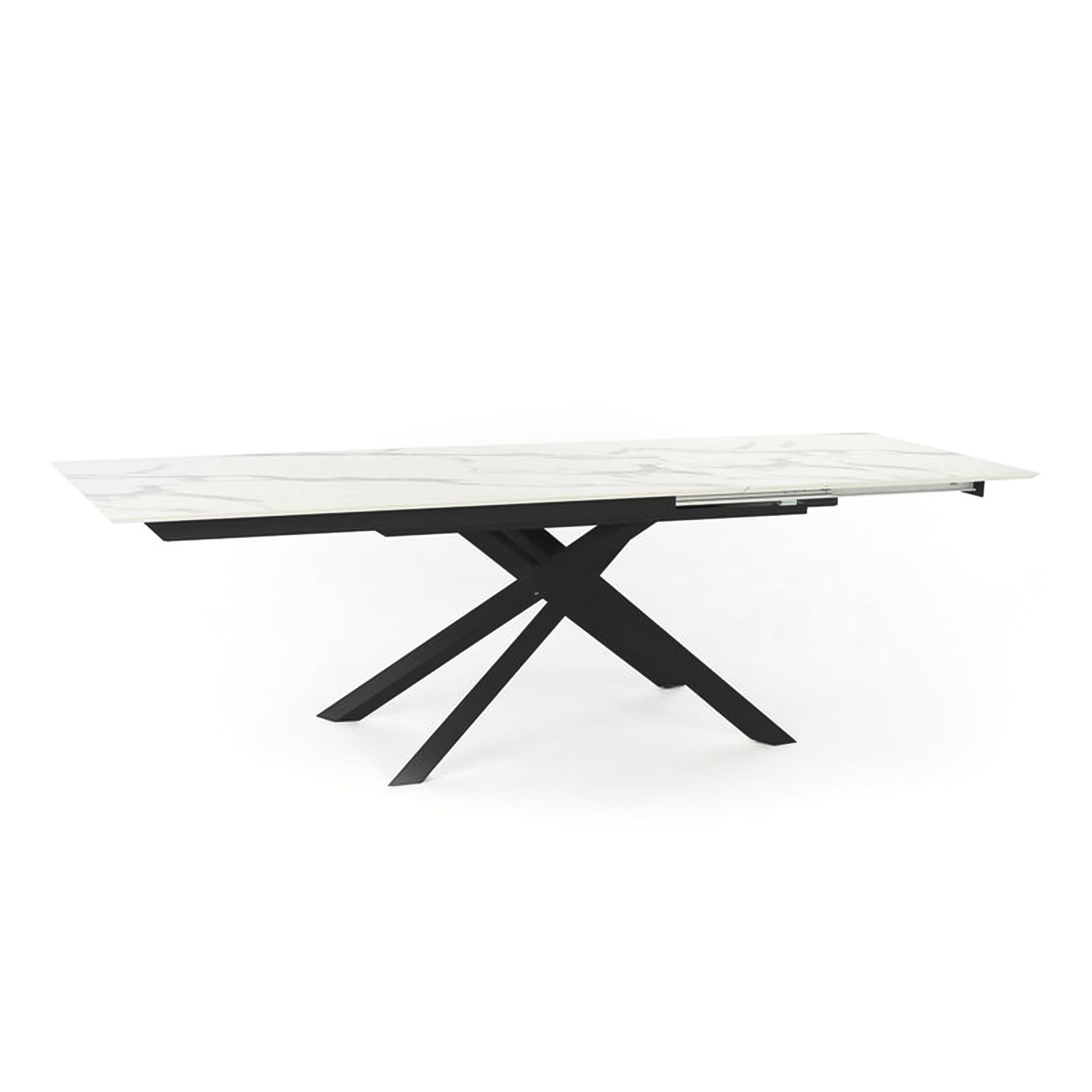 Extendable table "Jade" HPL top, aluminum legs, 170/270x90 cm, 76h