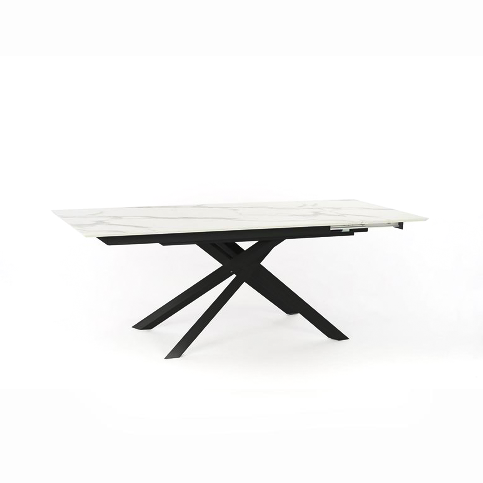 Extendable table "Jade" HPL top, aluminum legs, 170/270x90 cm, 76h