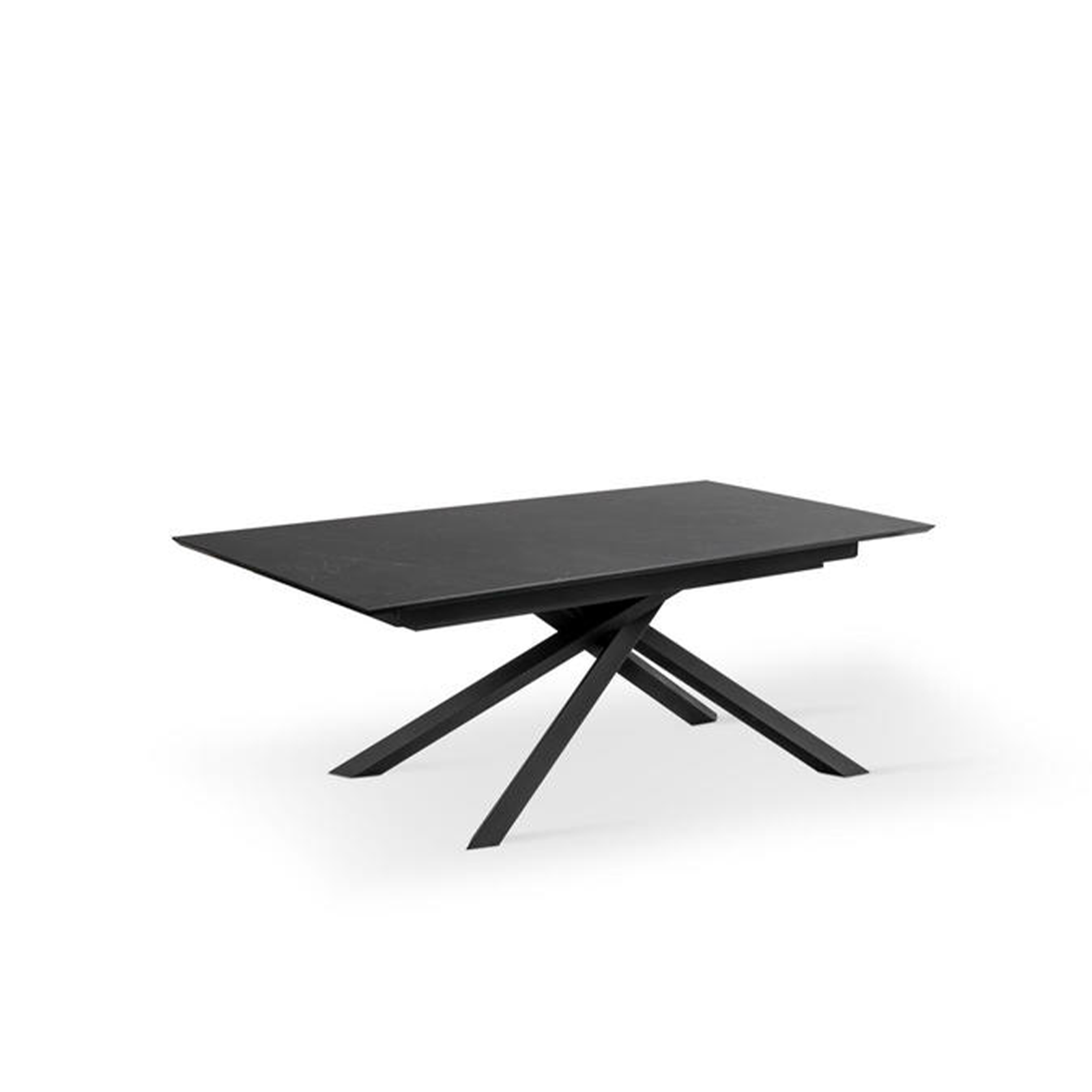 Extendable table "Jade" HPL top, aluminum legs, 170/270x90 cm, 76h
