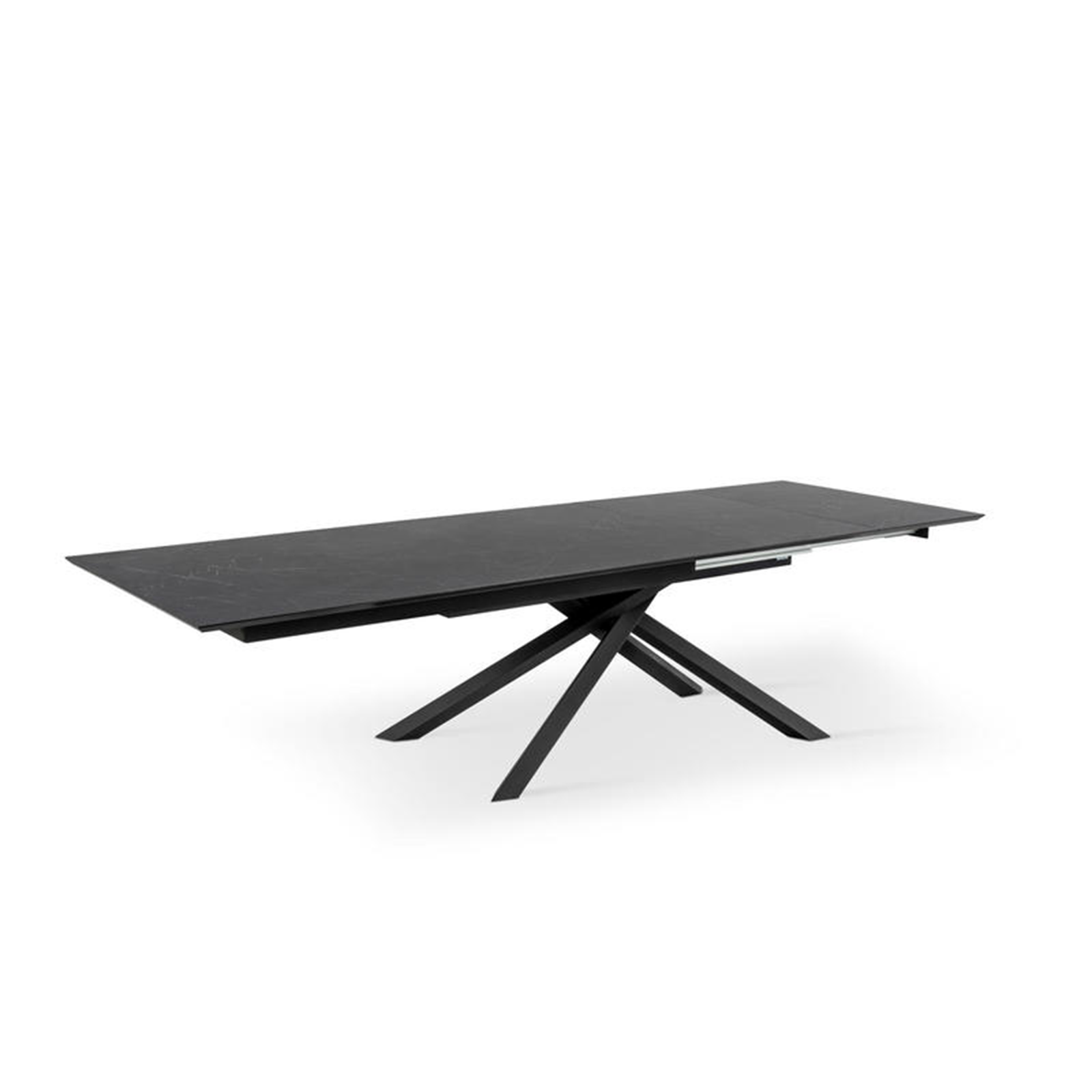 Extendable table "Jade" HPL top, aluminum legs, 170/270x90 cm, 76h