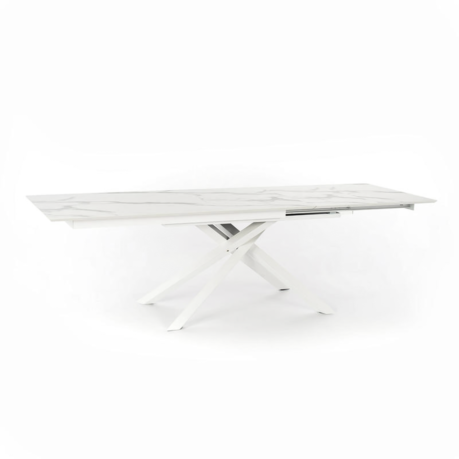 Extendable table "Jade" HPL top, aluminum legs, 170/270x90 cm, 76h