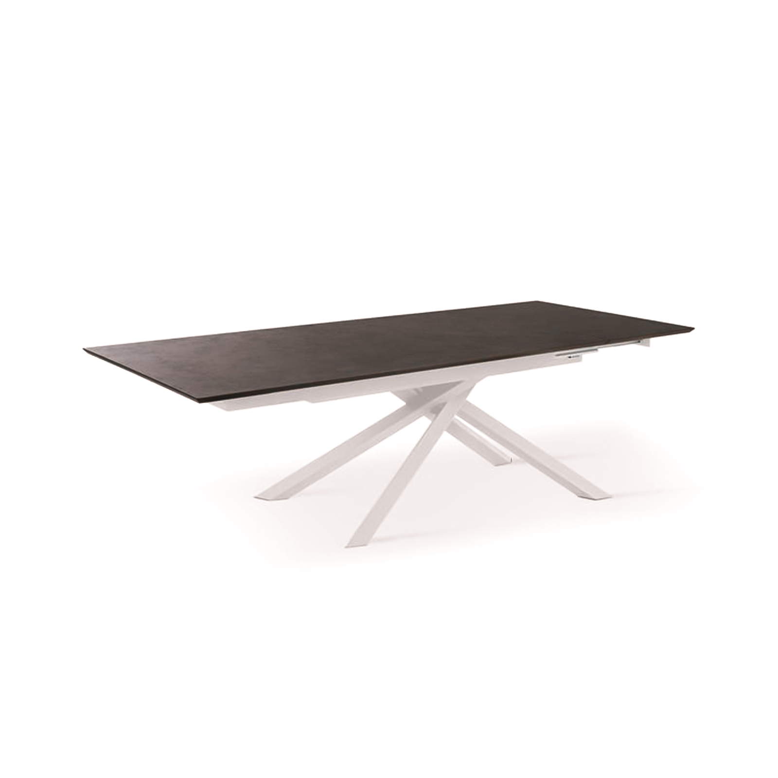 Extendable table "Jade" HPL top, aluminum legs, 170/270x90 cm, 76h