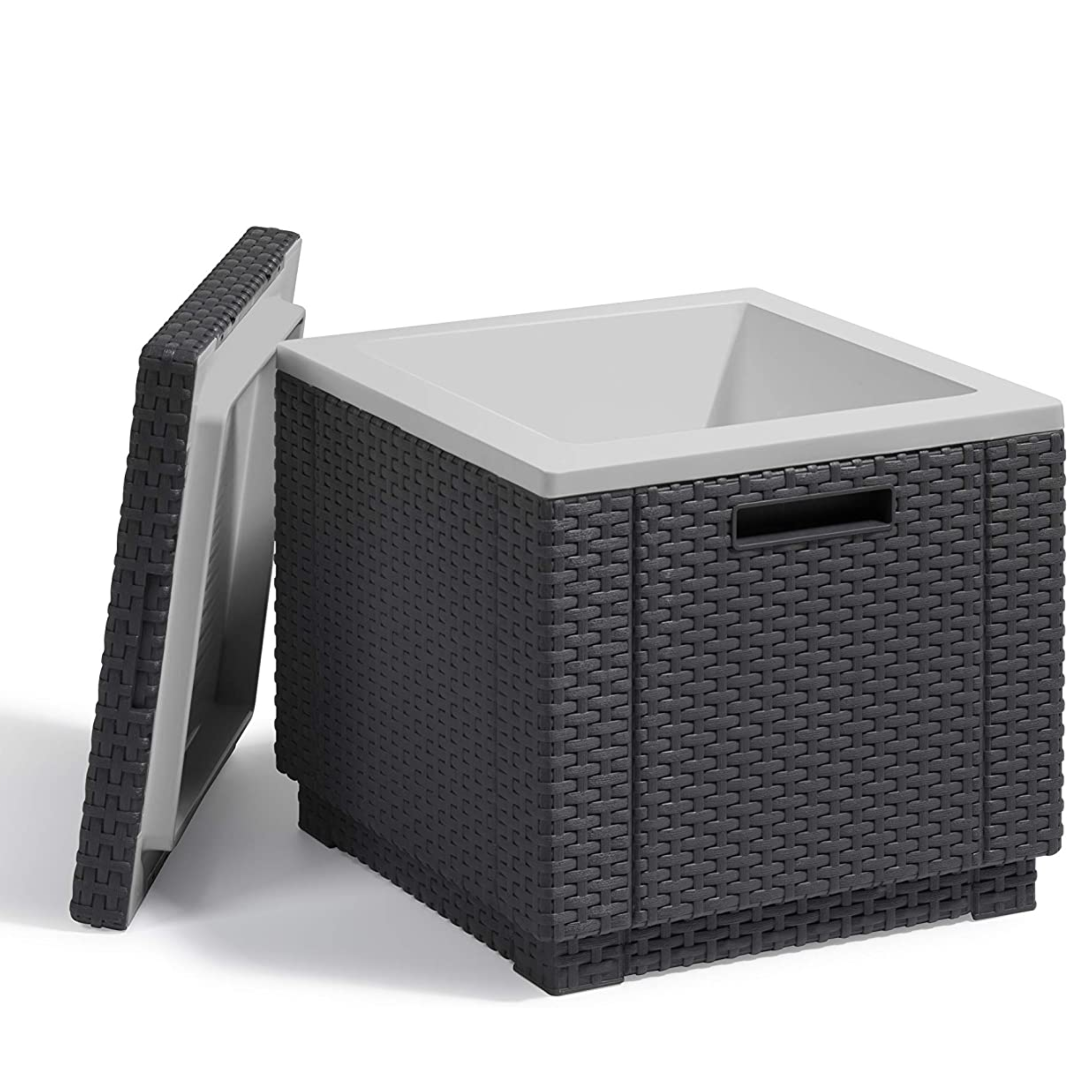 "Alaska" outdoor resin ice cube tray, 42x42 cm, 41 cm high