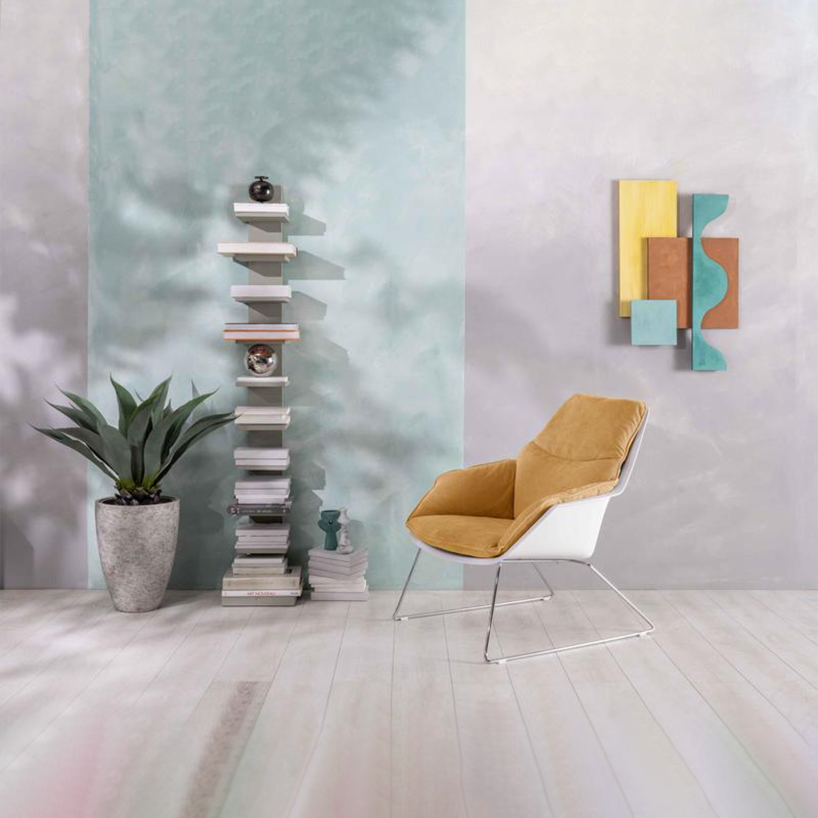 Sillón moderno "Audrey" tapizado en tela con patas de metal, 74x85 cm, 86 cm de alto.