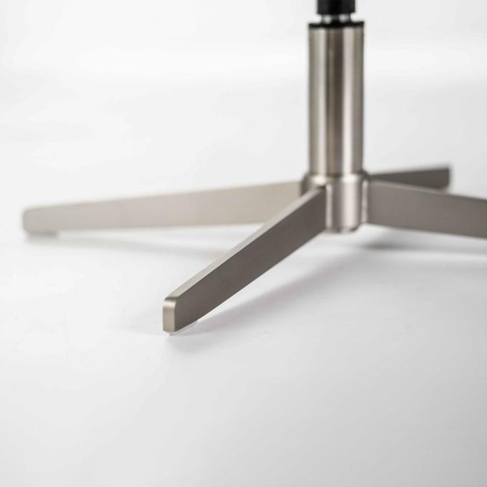 Modern swivel armchair "Orpea" in fabric with chrome base cm 72x64 85h