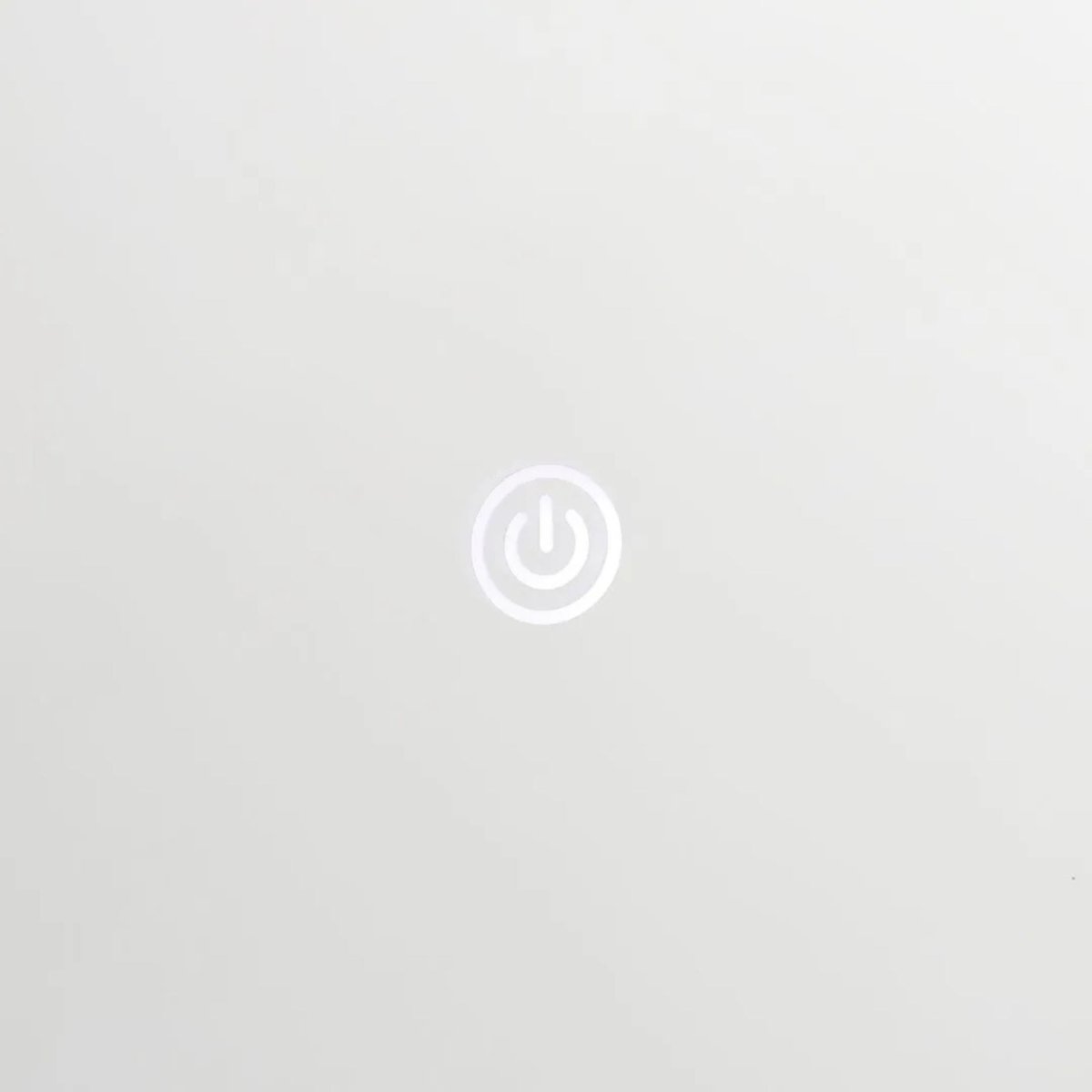 Specchio rotondo con cornice illuminata a led "Aura" in alluminio cm 70x70 - MondoViro