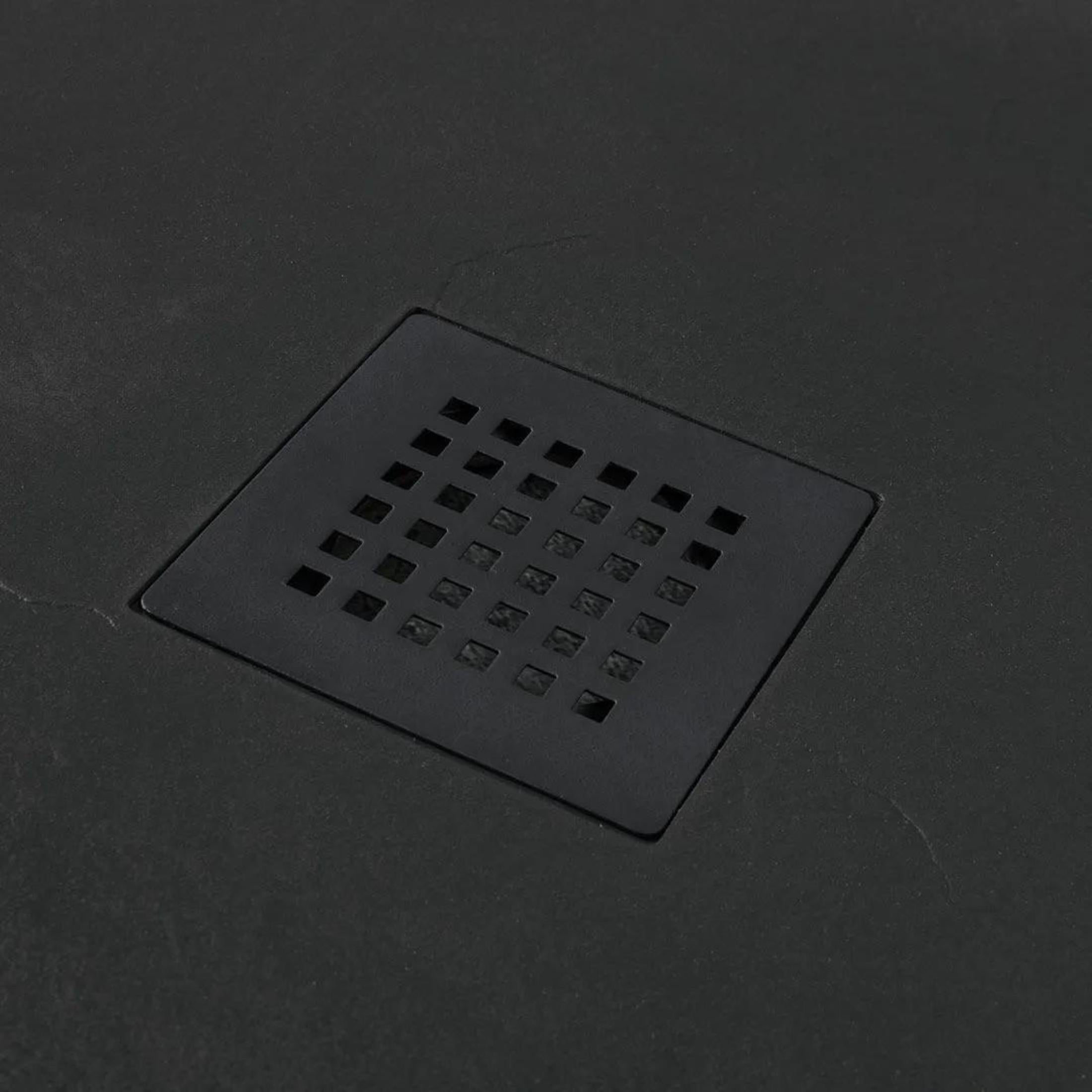 Square stainless steel "Milano" shower drain cover