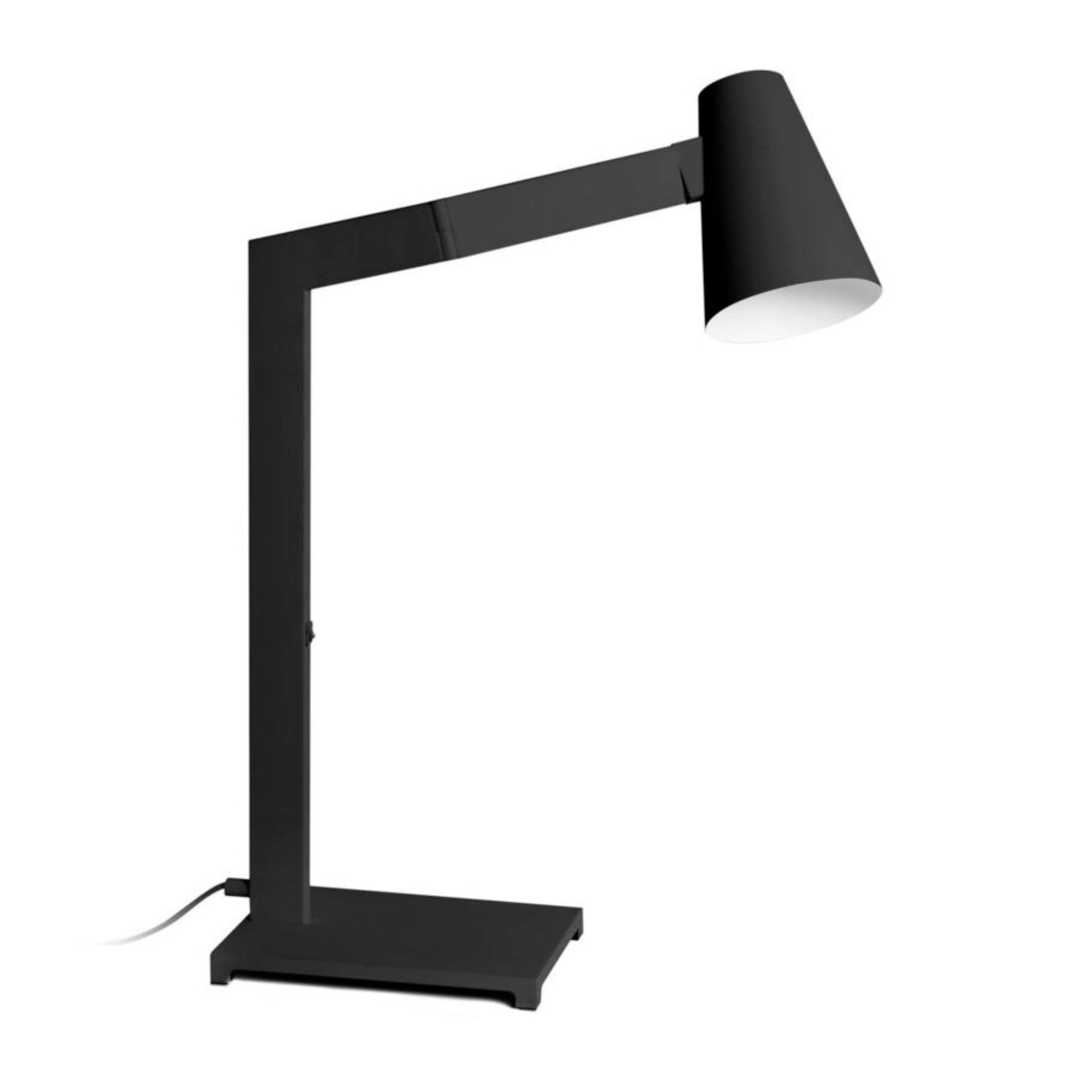 "Indi" table lamp with black metal lampshade 15x42 cm 60.5h