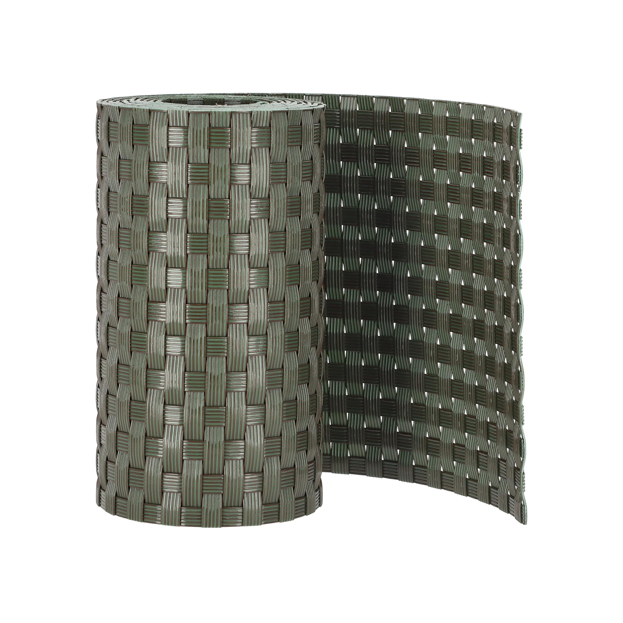 "Temp" rattan-effect privacy screen in a double-sided roll, 19 x 255 cm