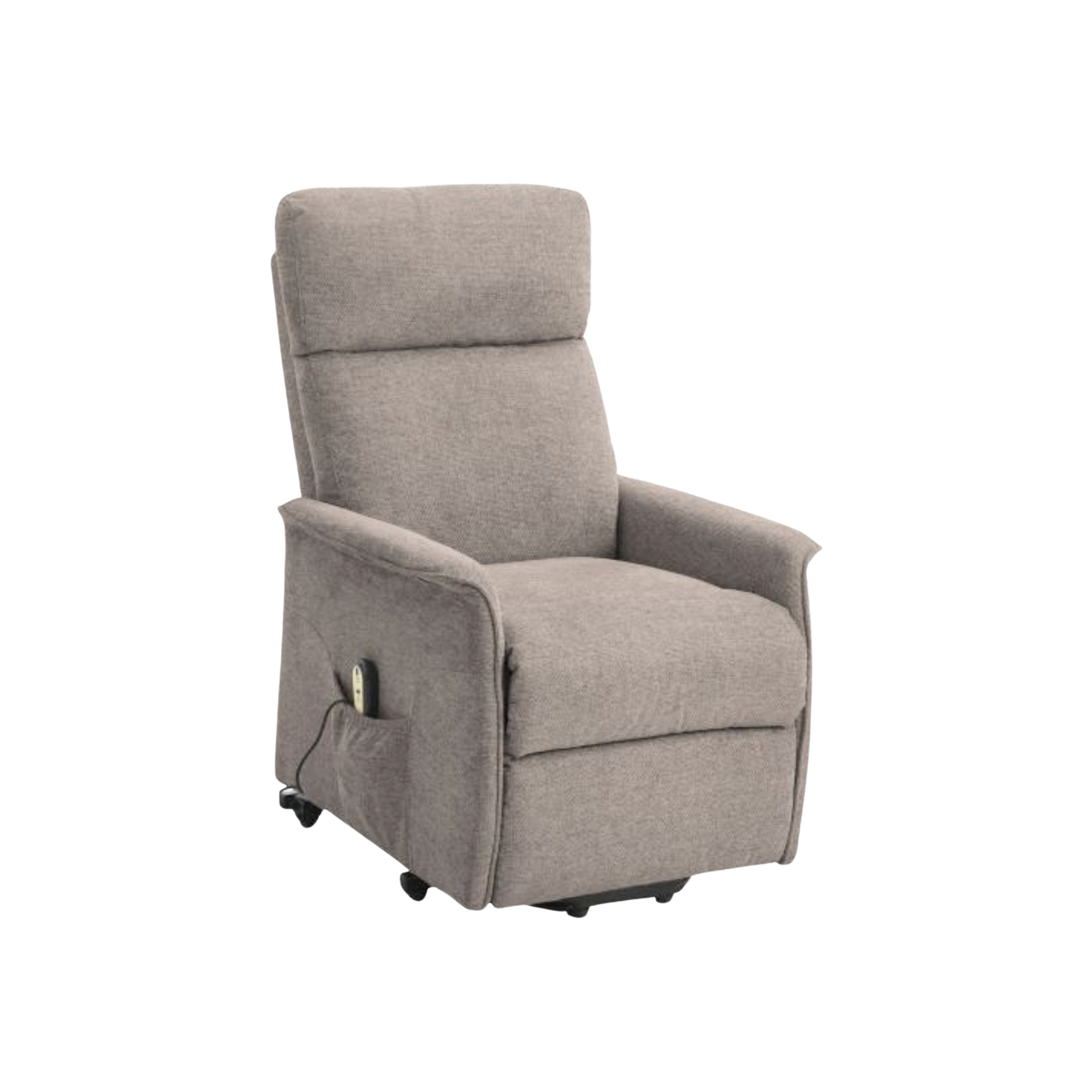 "Relax" reclining armchair with lift function in enjoy fabric, 66x90 cm, 97h