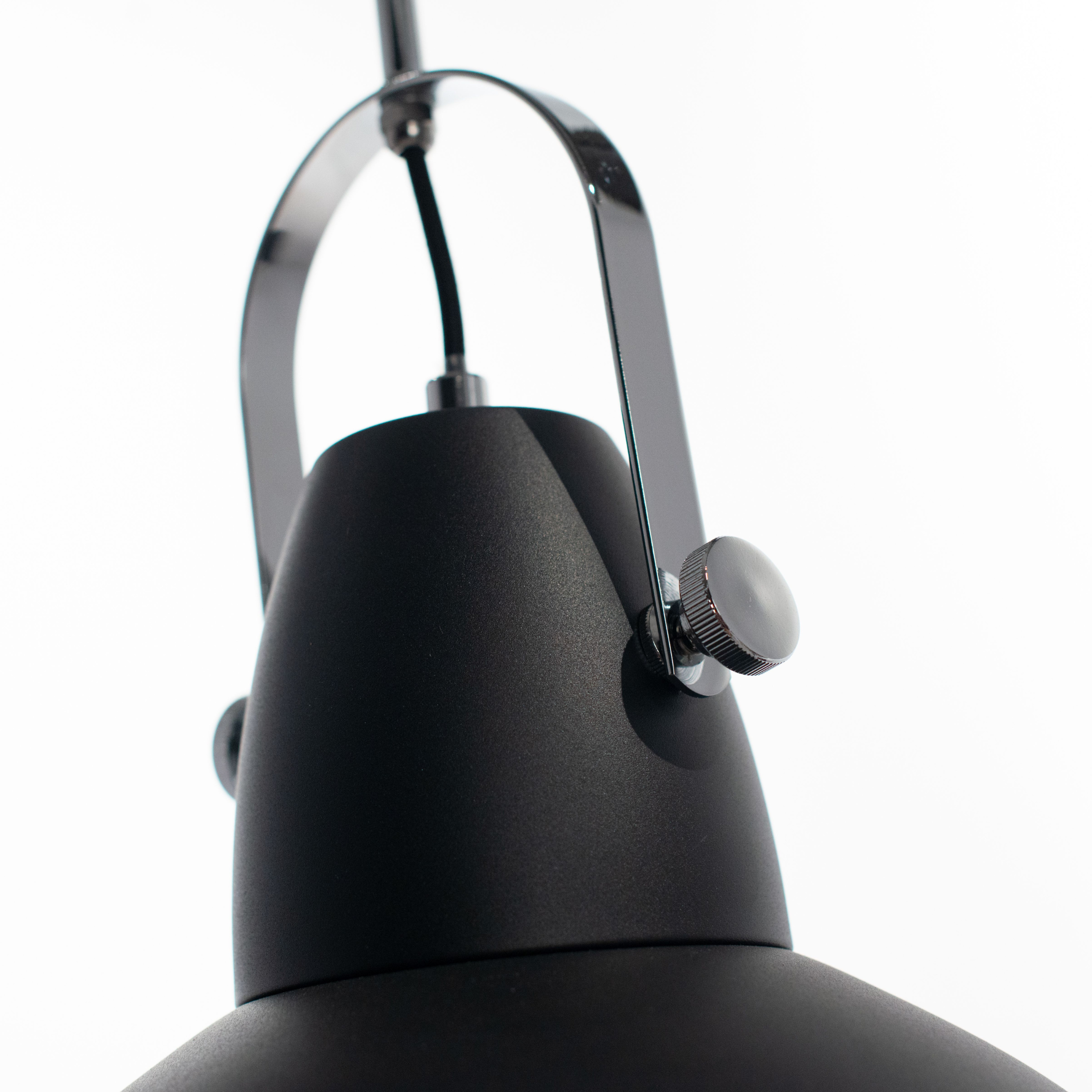 "Cage" painted metal pendant lamp with adjustable cable, 38x38 cm, 33 cm high