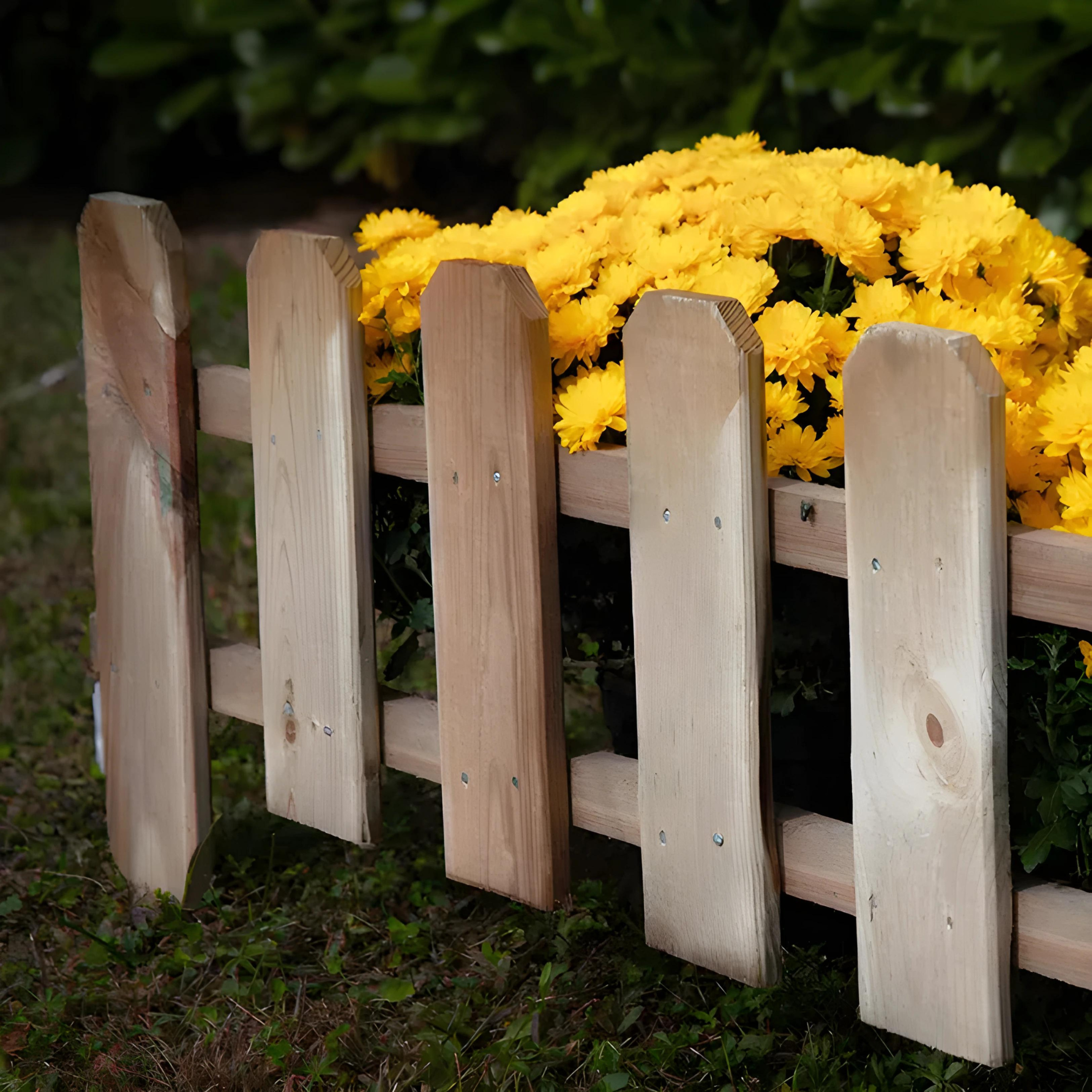 "English" fence in autoclave-treated pine wood, 120 x 48 cm