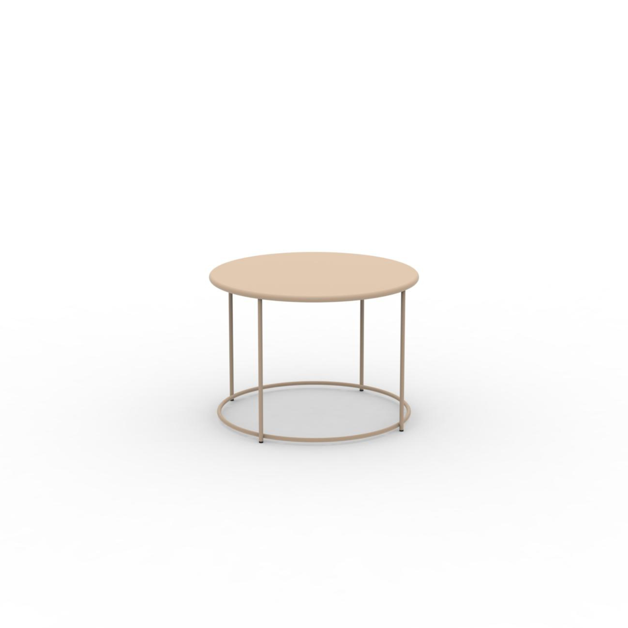 "Daisy" round metal coffee table for the garden, height 45 cm