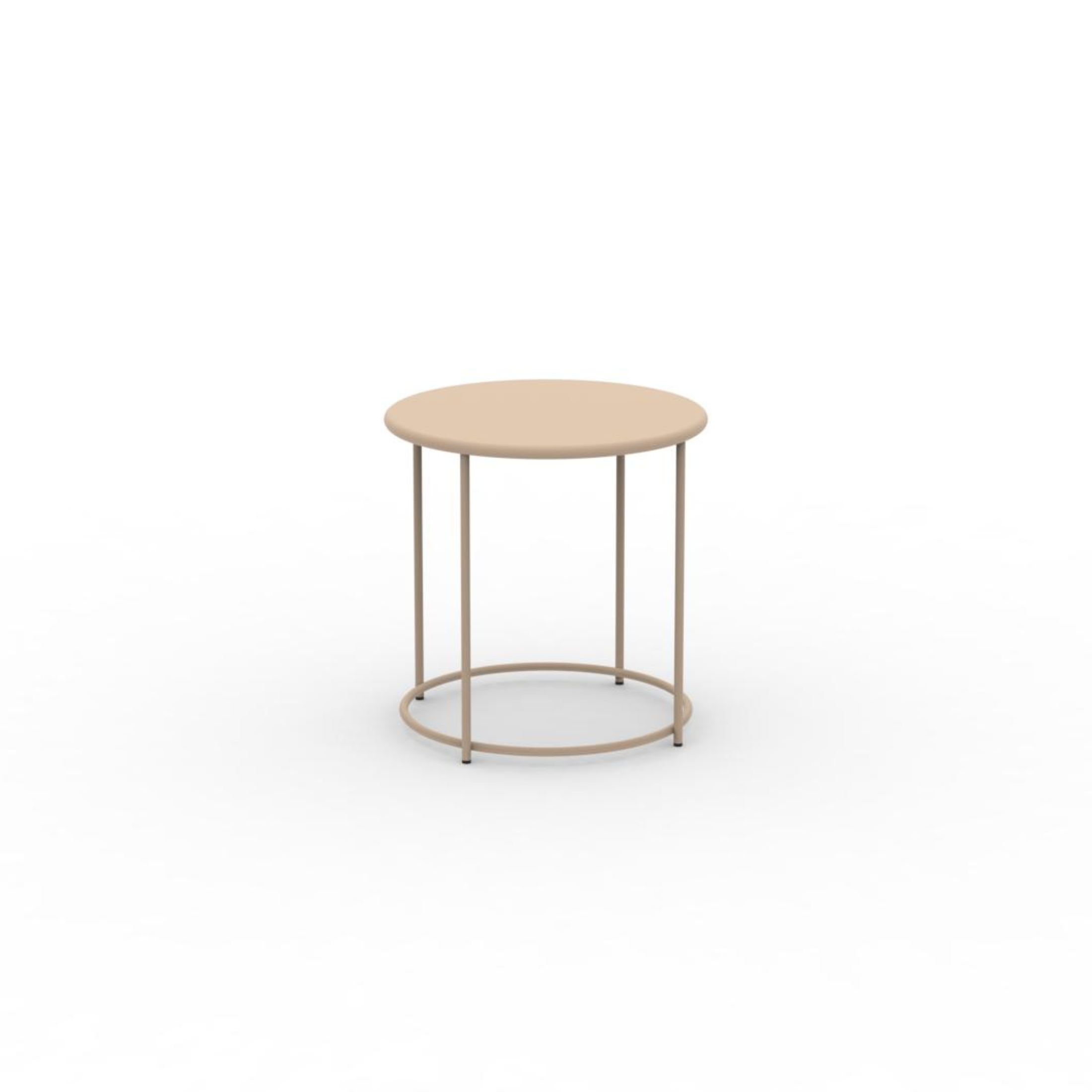 "Daisy" round metal coffee table for the garden, height 45 cm