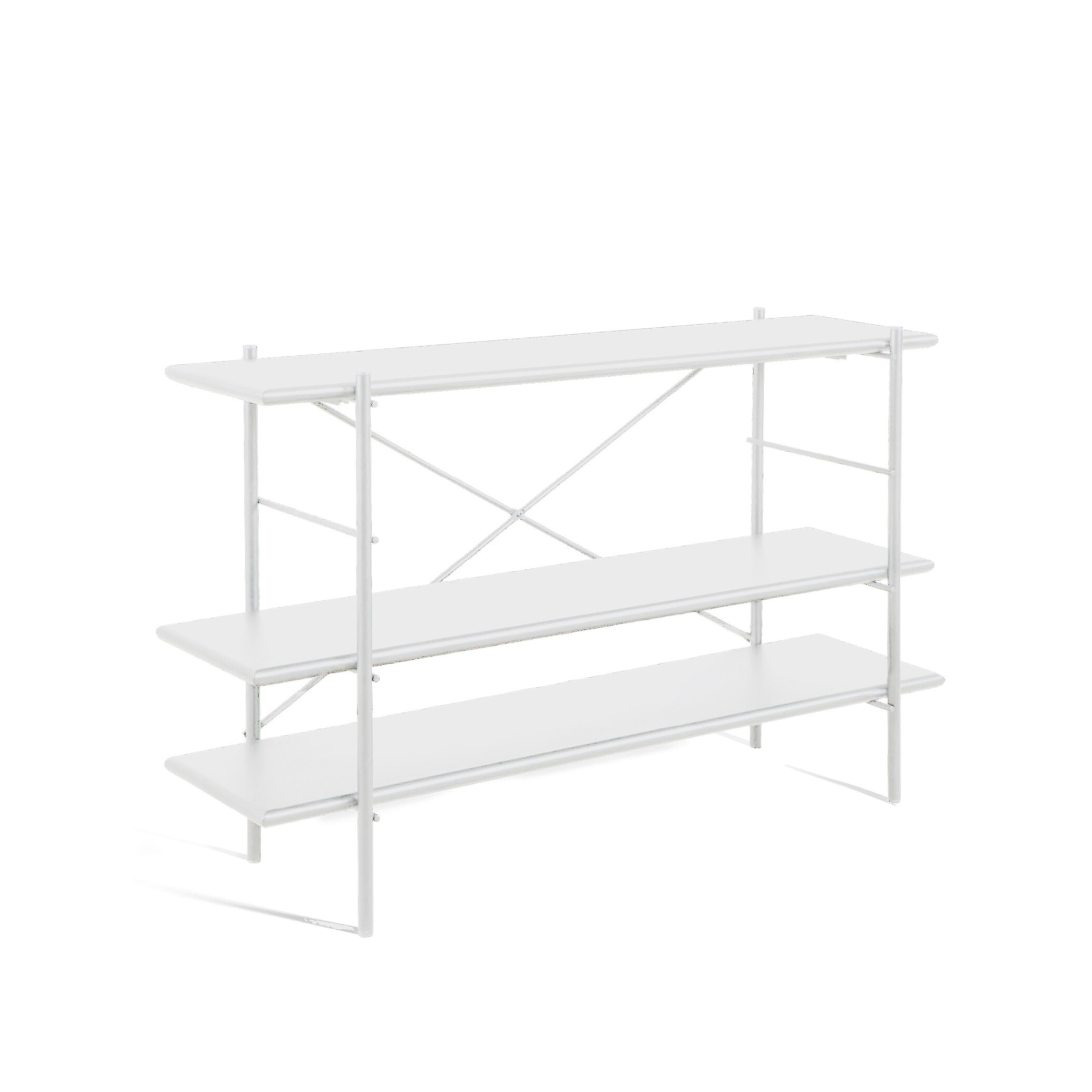 "ET" metal étagère shelf, garden bookcase 120x34 cm