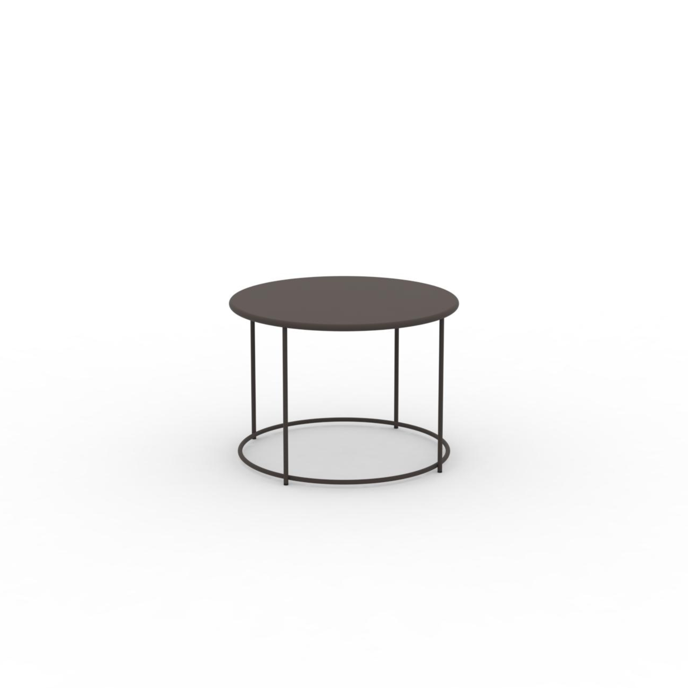 "Daisy" round metal coffee table for the garden, height 45 cm