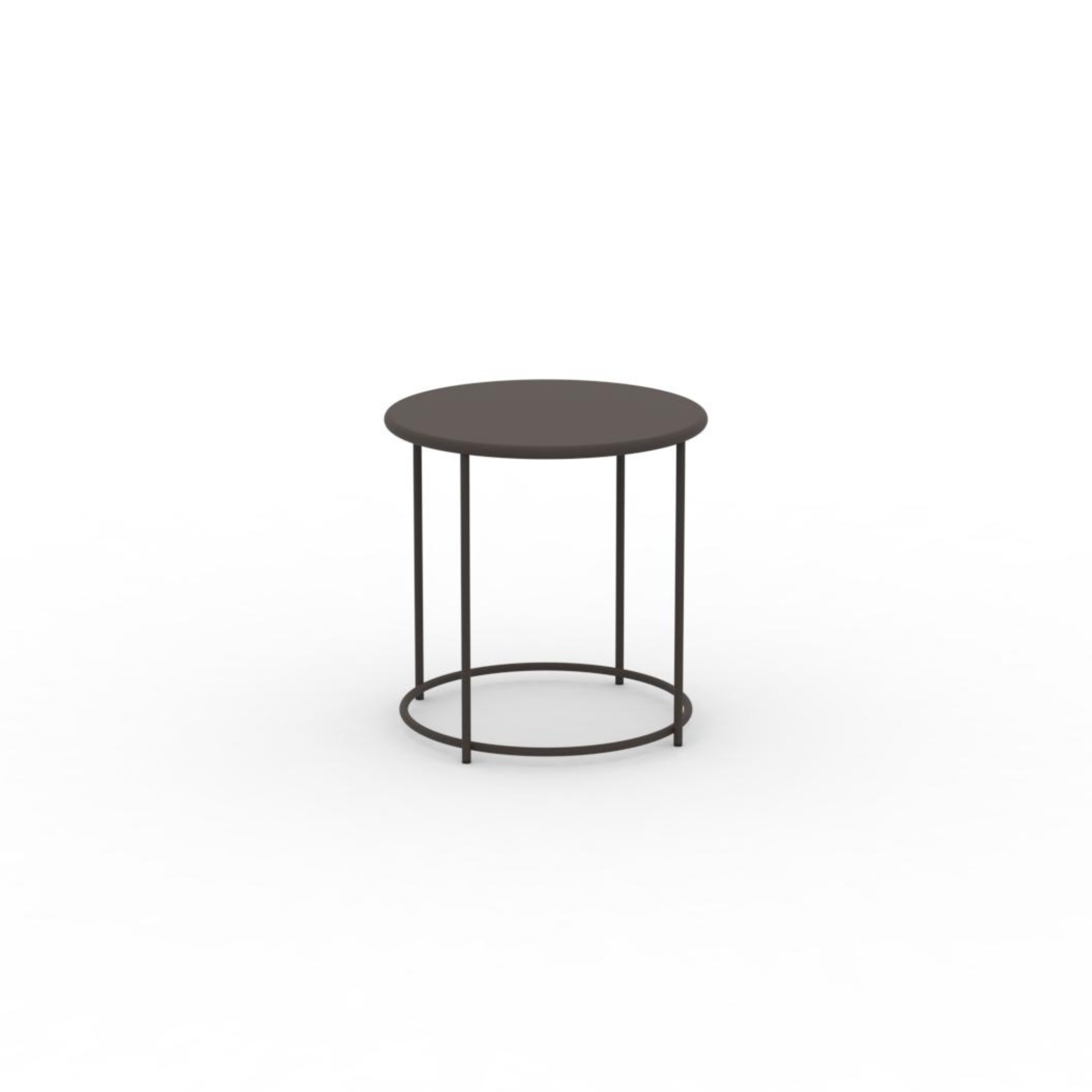 "Daisy" round metal coffee table for the garden, height 45 cm