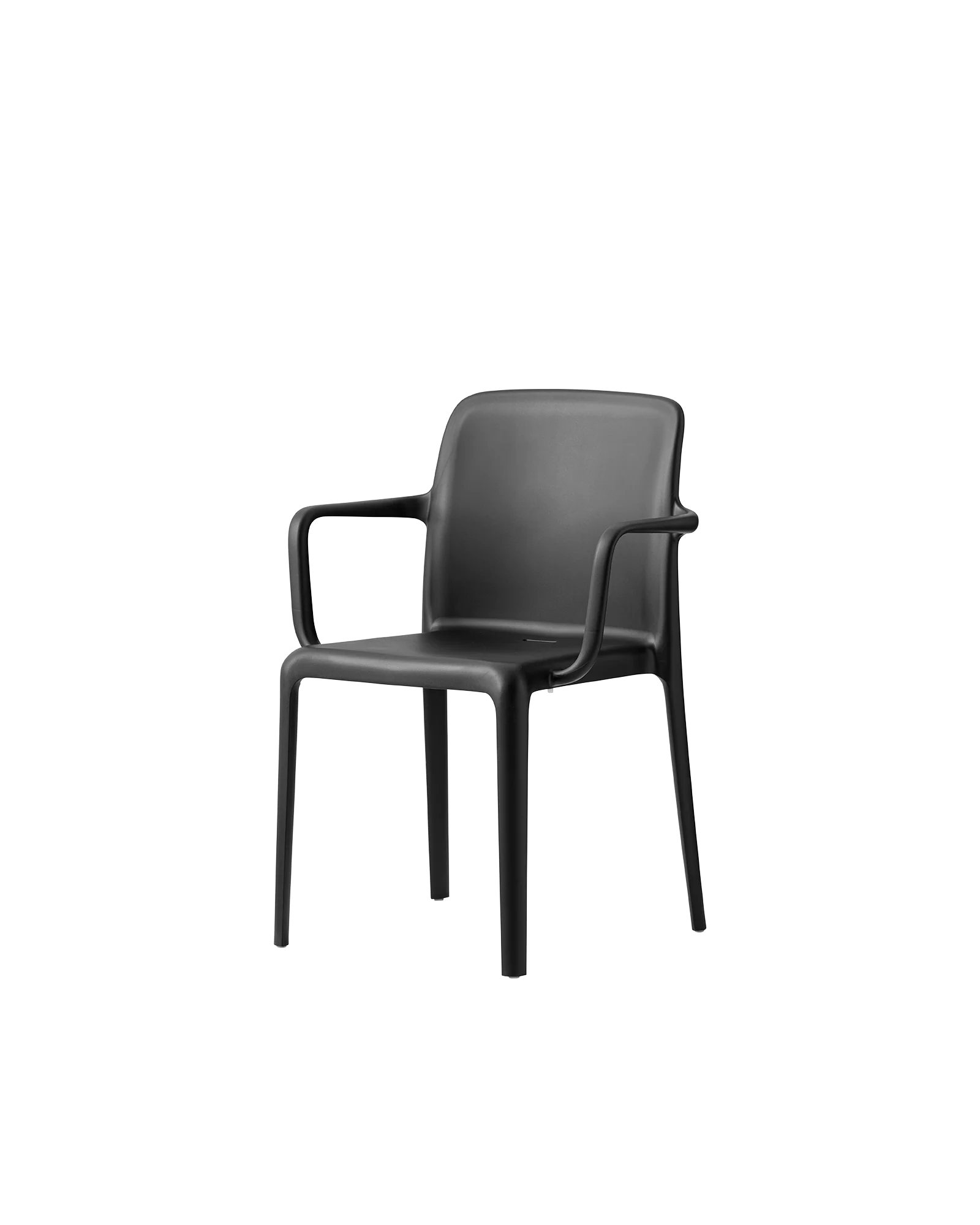 Set of modern stackable polypropylene chairs "Bayo" for outdoor and indoor use, 60x54 cm, 82.5 cm high.