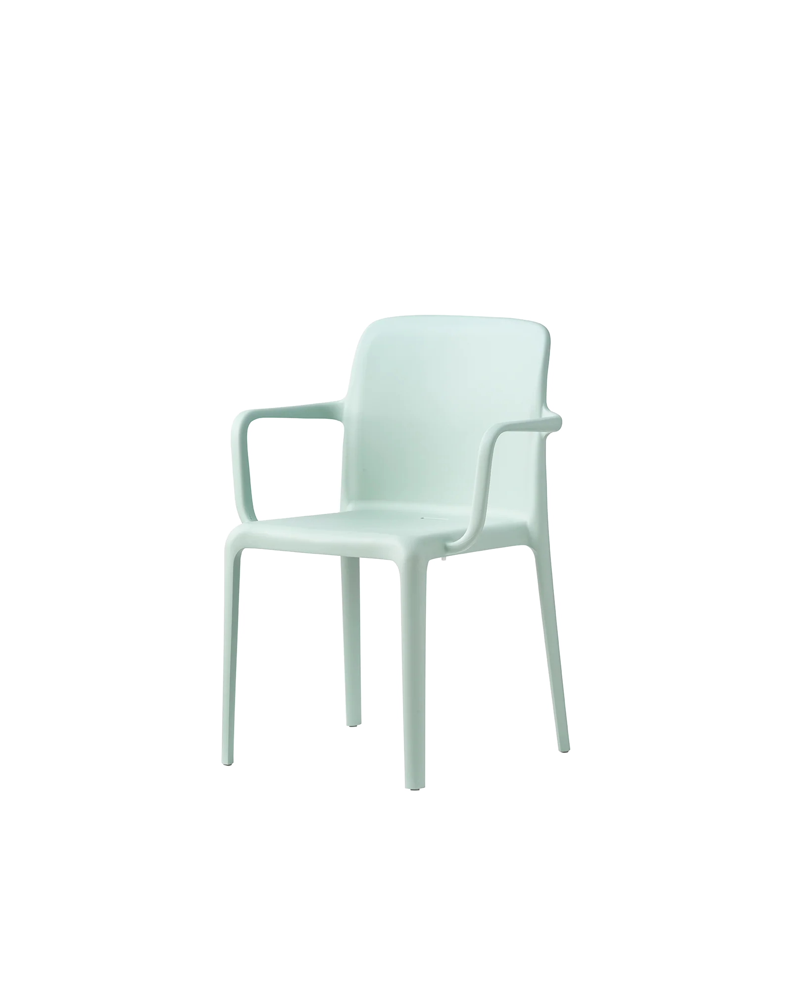Set of modern stackable polypropylene chairs "Bayo" for outdoor and indoor use, 60x54 cm, 82.5 cm high.