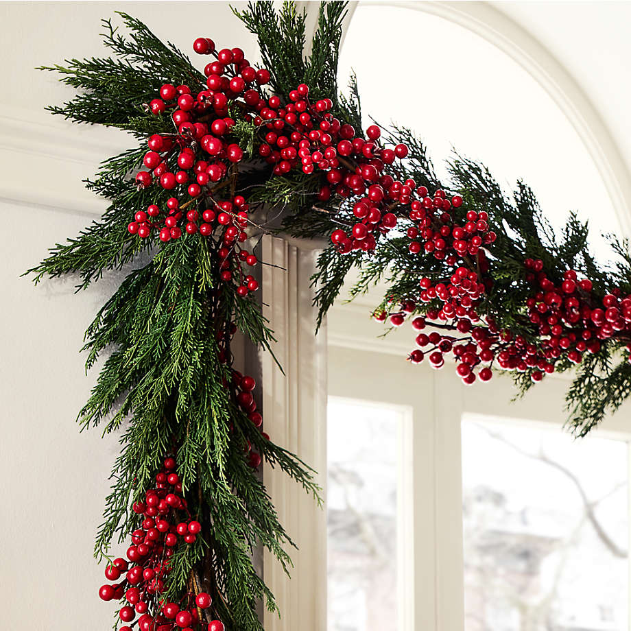 270cm "Barney" Cypress Christmas Wreath in PE with Real Touch Effect