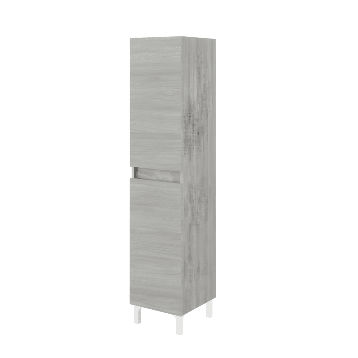 Colonna da bagno a terra "Elorin" a 2 ante e ripiani in vetro cm 36x34 150h - MondoViro