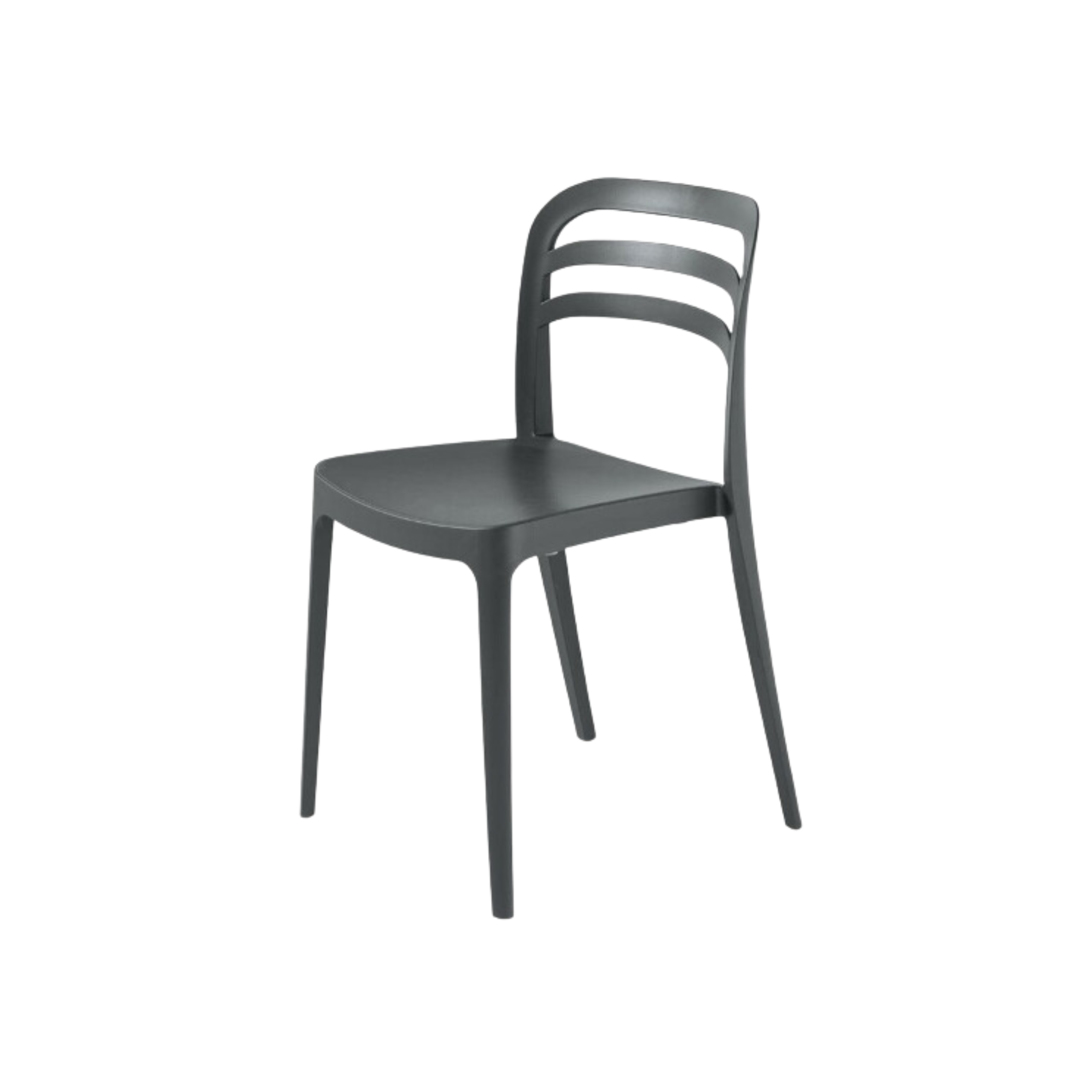 "Guapa" dining chair set in polypropylene 50x51 cm 82h