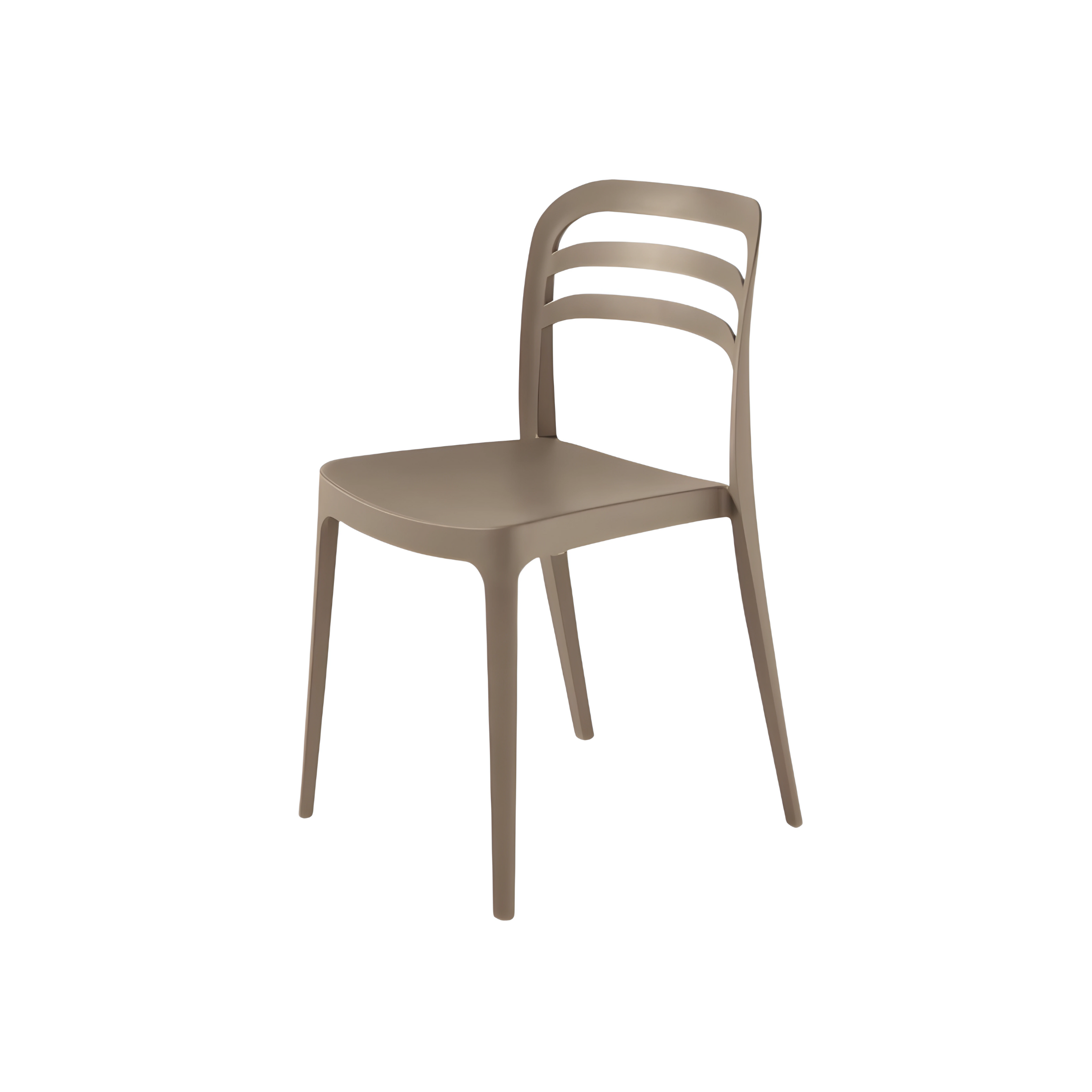 "Guapa" dining chair set in polypropylene 50x51 cm 82h