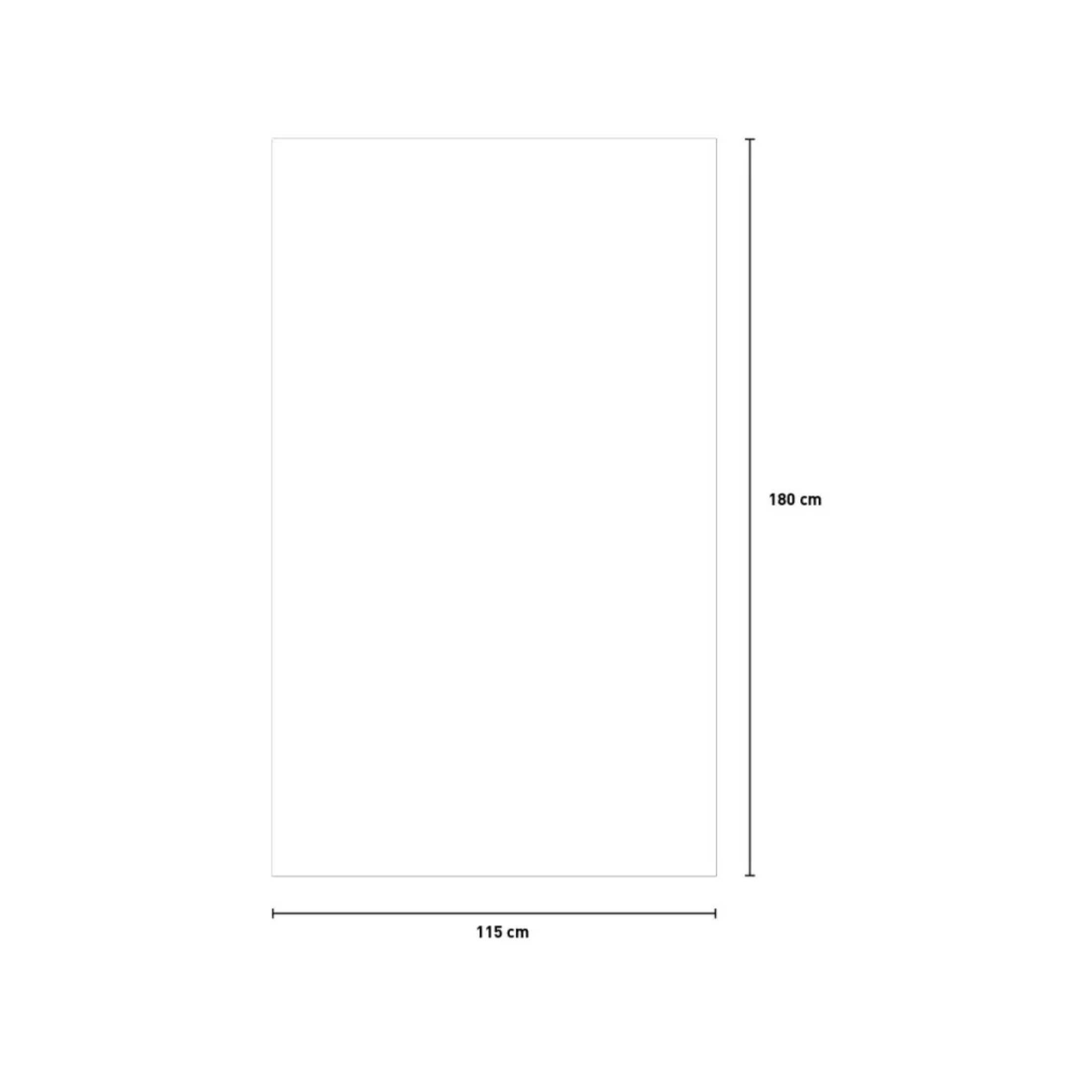 "Domingo" outdoor panel in willow with frame 115x180 cm h