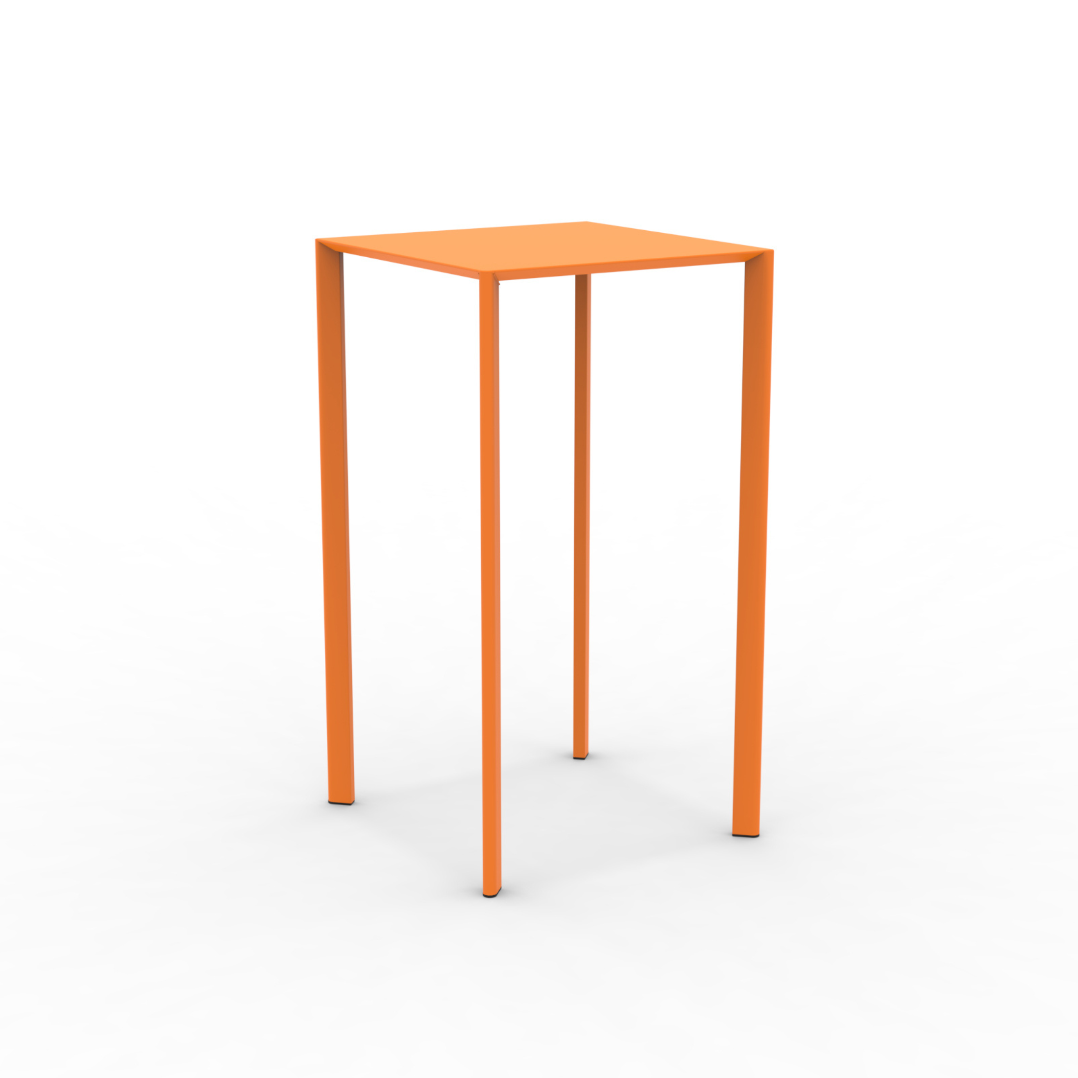 "Fox2" stackable square metal garden table, 60x60 cm, 110 cm high