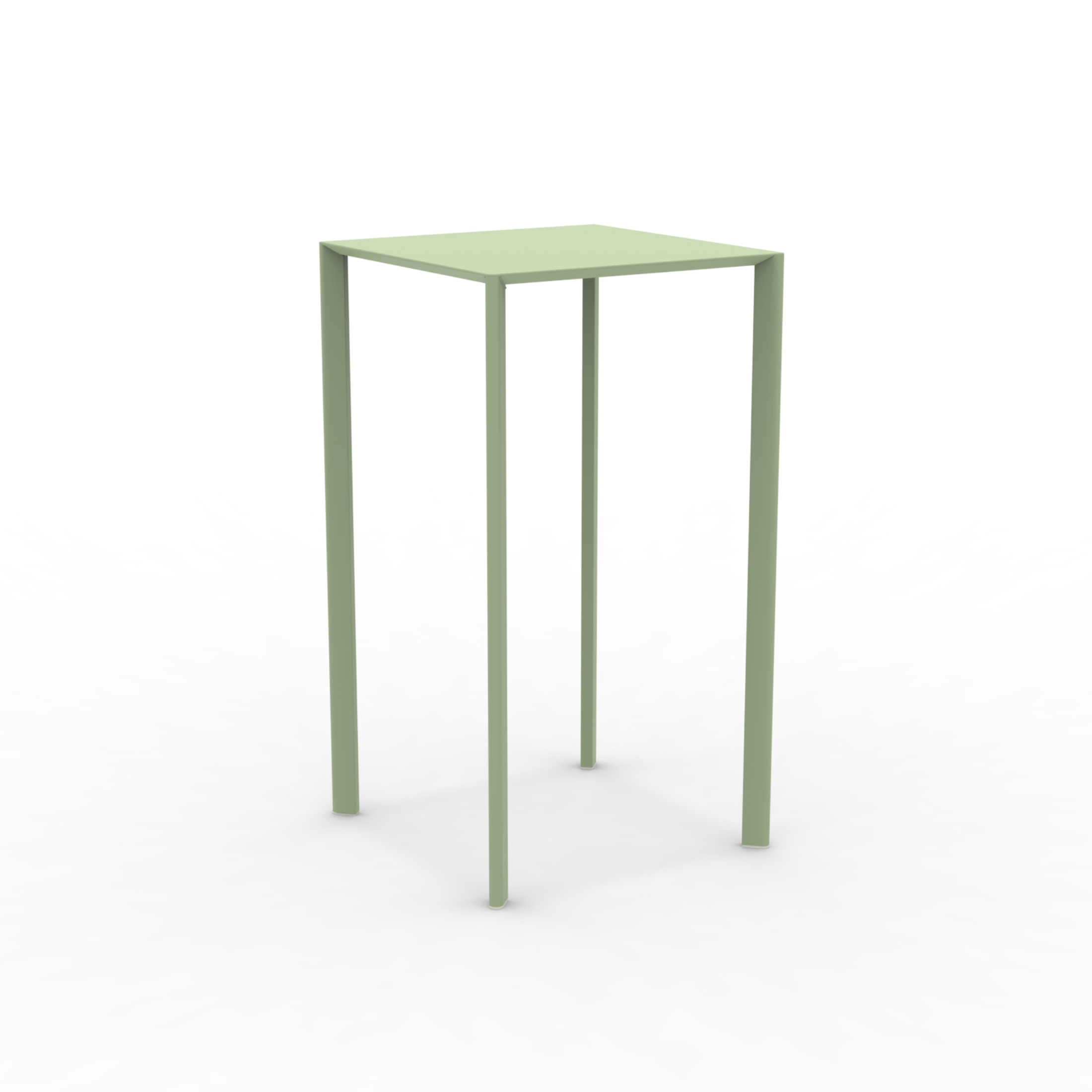 "Fox2" stackable square metal garden table, 60x60 cm, 110 cm high