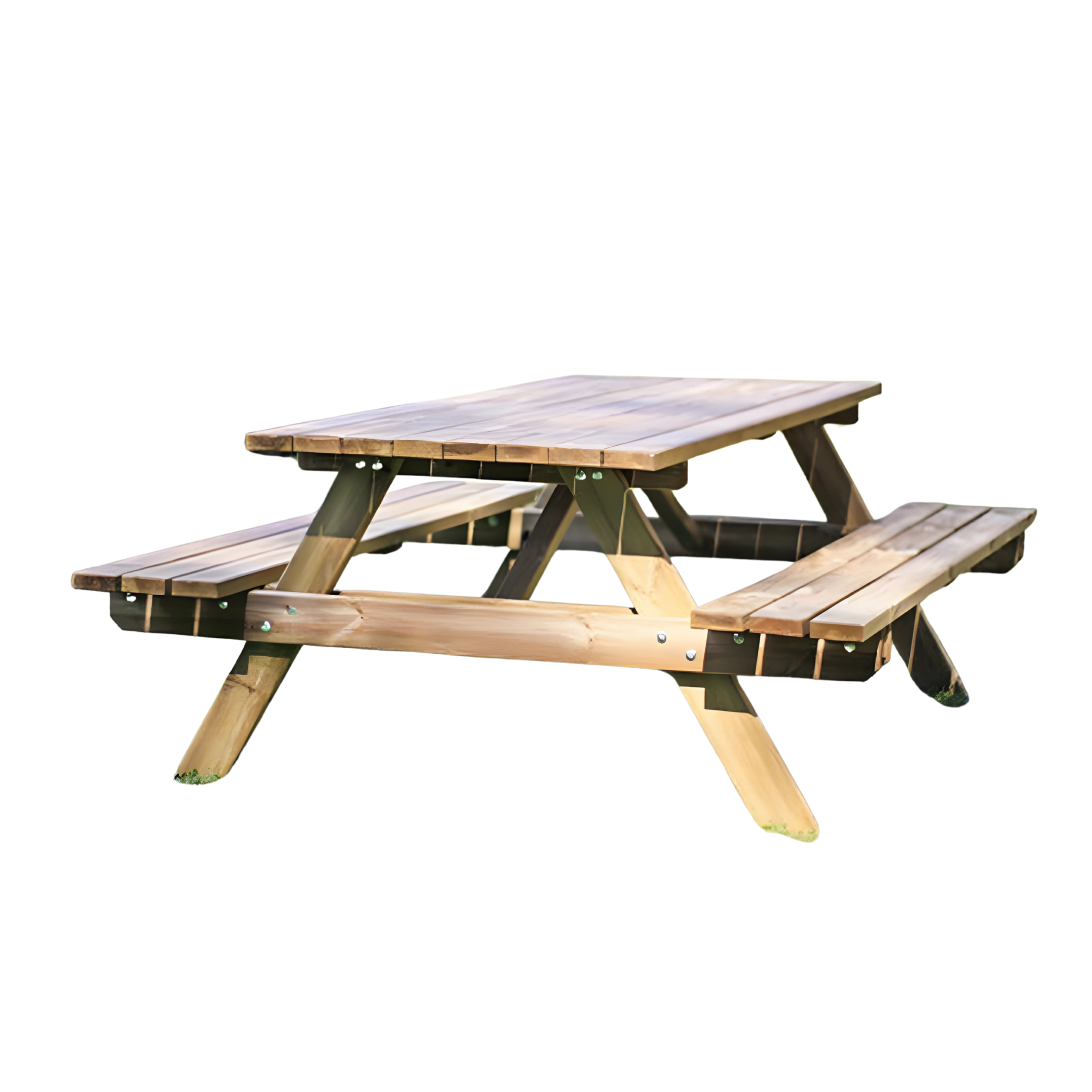 "Easy" outdoor table in autoclave-treated pine wood, 178x154 cm, 72h