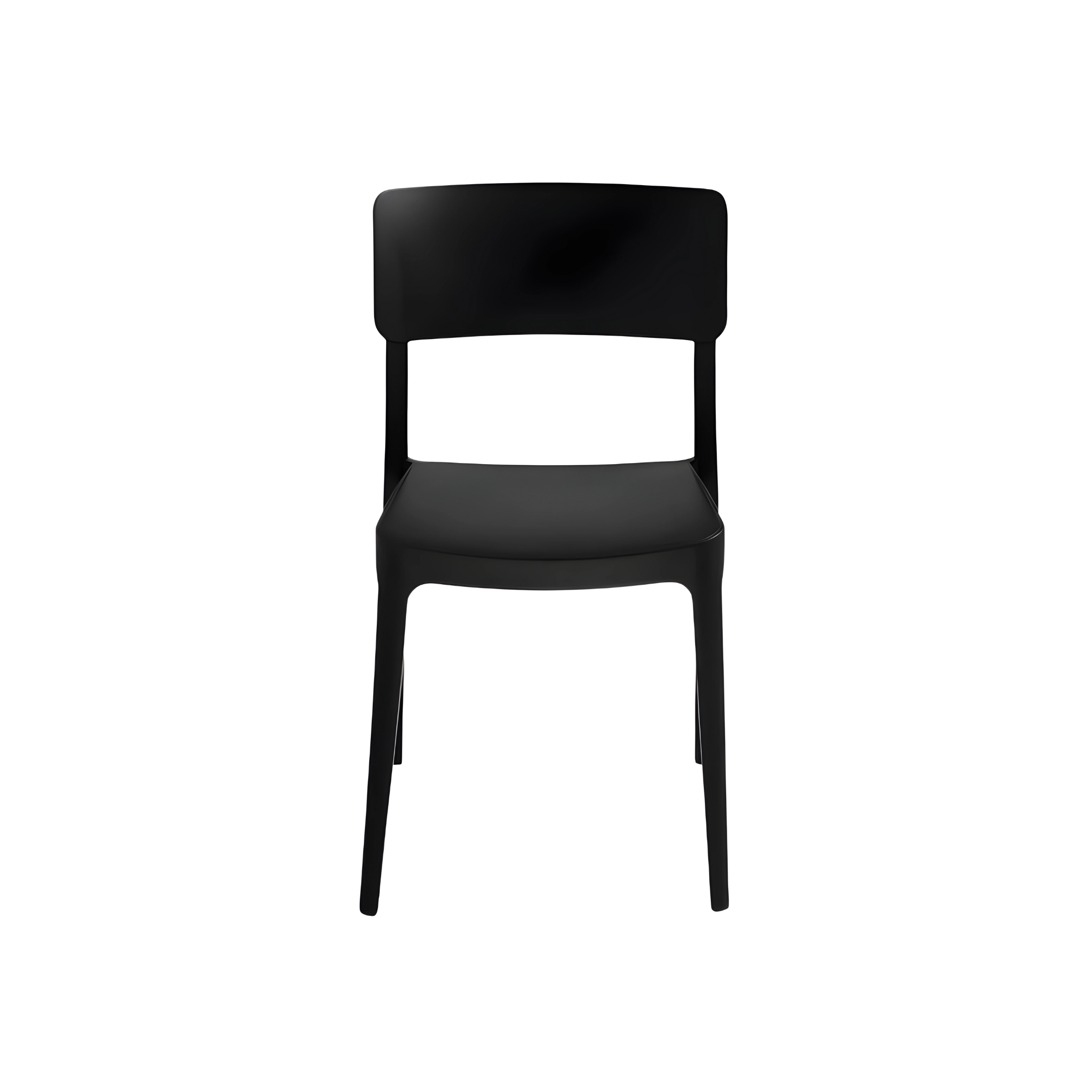 "Maribela" stackable chair set in polypropylene, 50x51 cm, 81h
