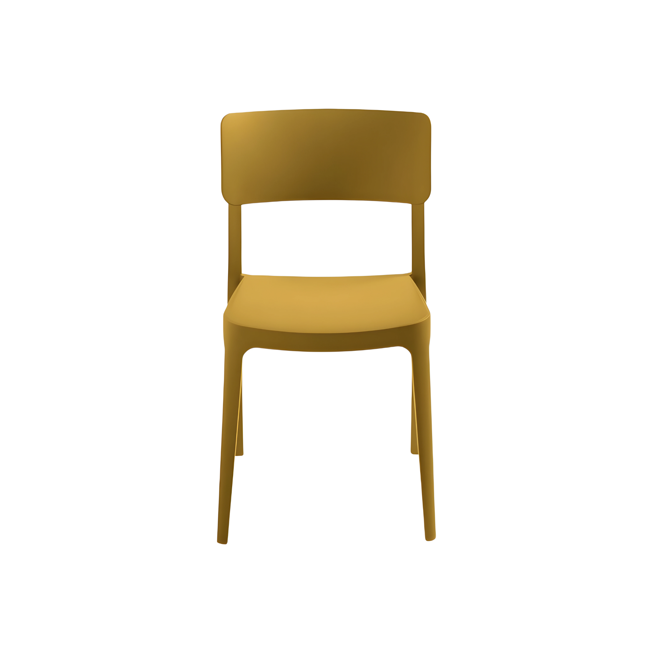"Maribela" stackable chair set in polypropylene, 50x51 cm, 81h