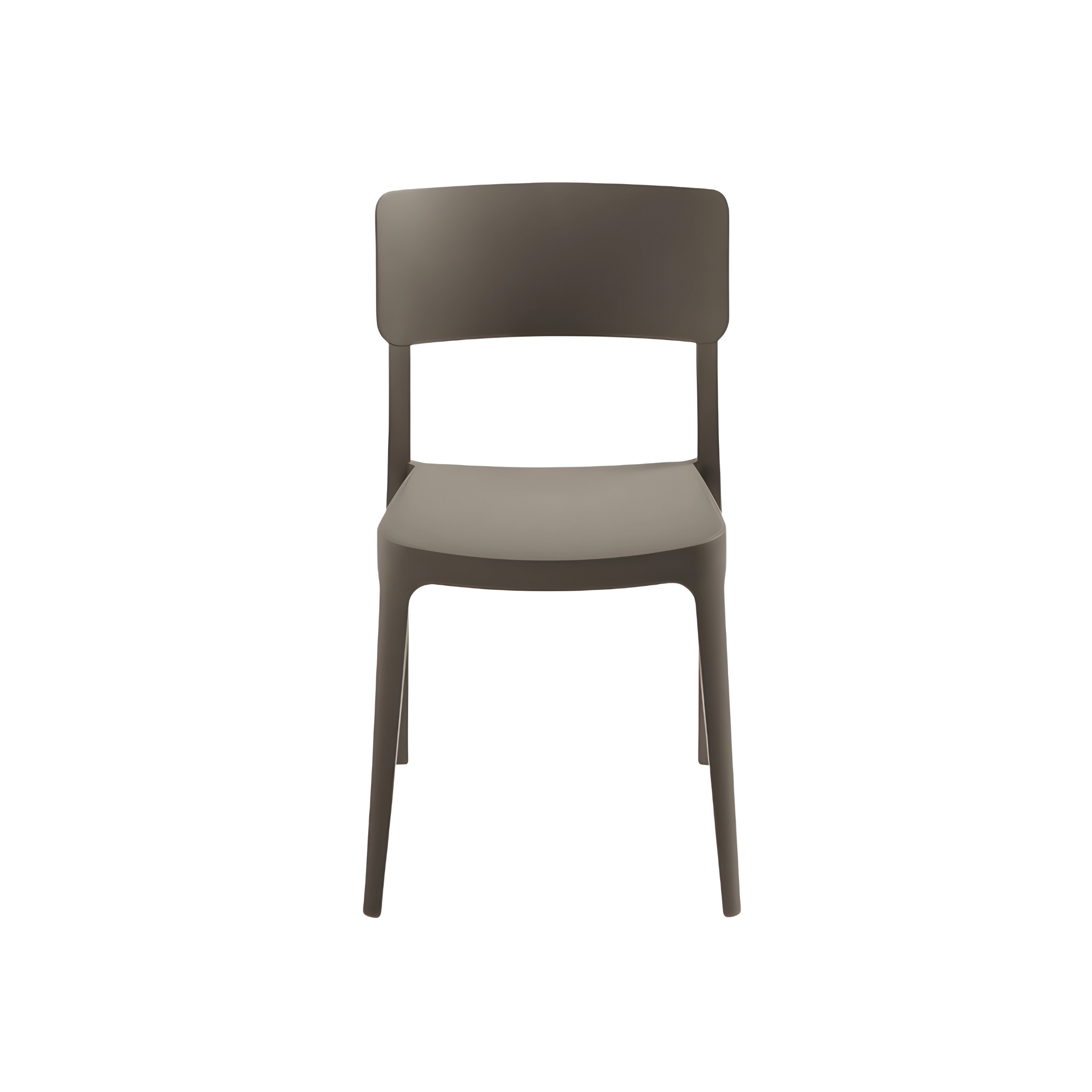 "Maribela" stackable chair set in polypropylene, 50x51 cm, 81h
