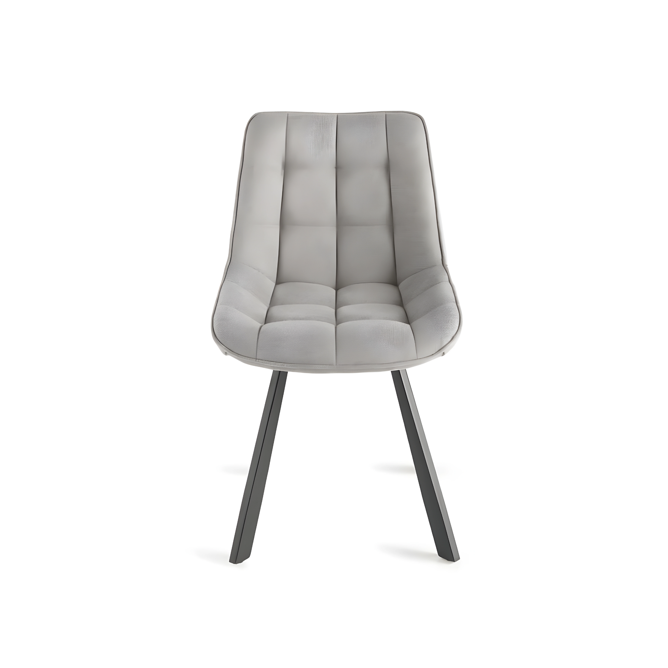 Set of padded chairs "Morgan" metal frame 49x59 cm 83h